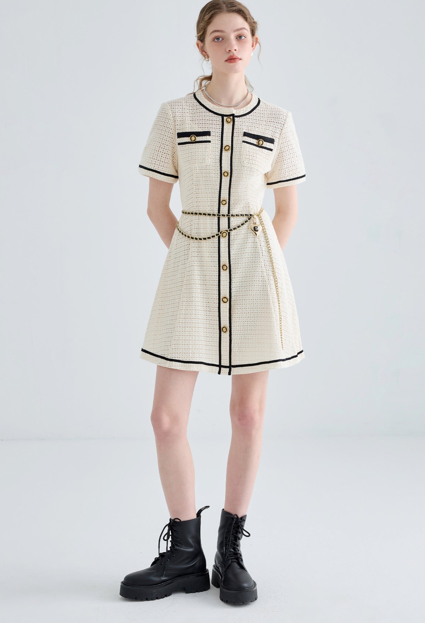 mesh,openwork,dress,white,simple,cute,cool,sexy,