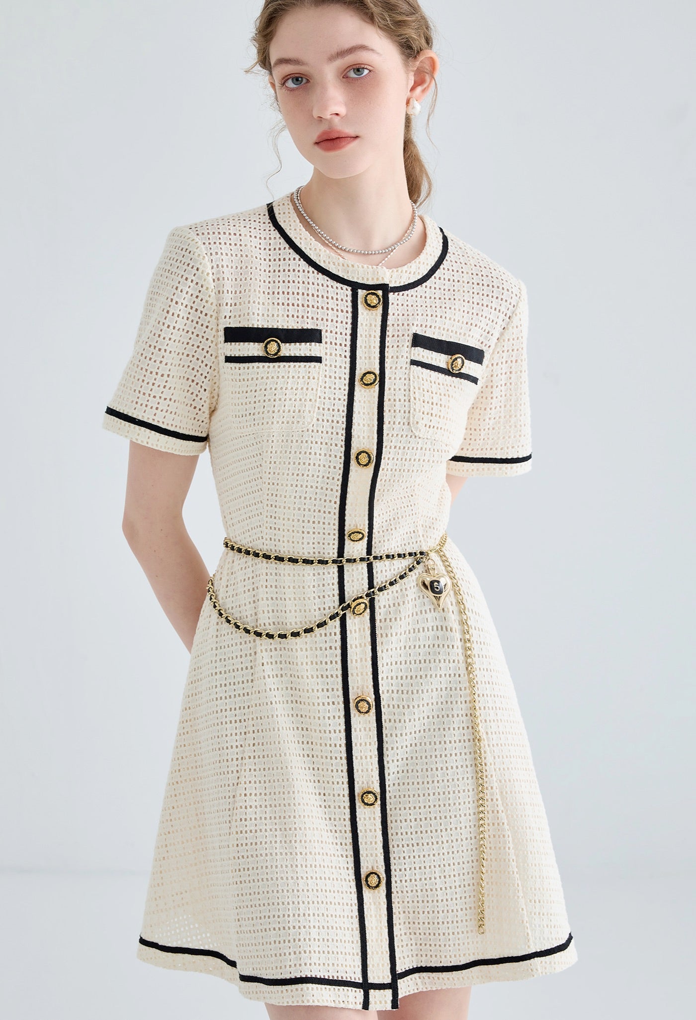 mesh,openwork,dress,white,simple,cute,cool,sexy,