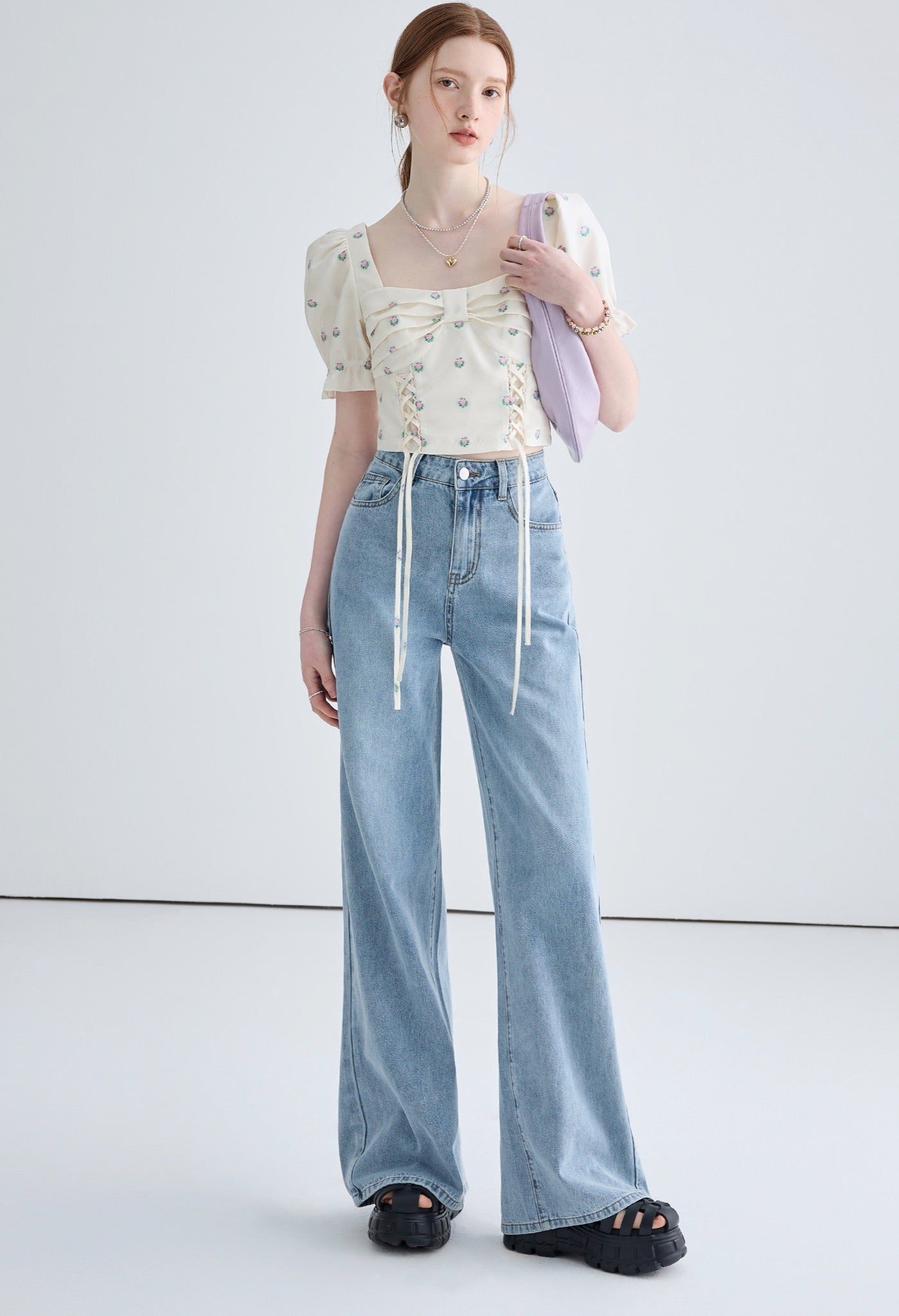 embossed,flower,tops,simple,cute,white,cool,modern,sexy,