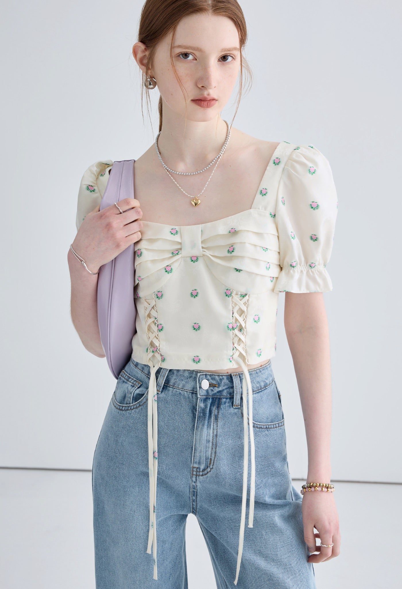 embossed,flower,tops,simple,cute,white,cool,modern,sexy,