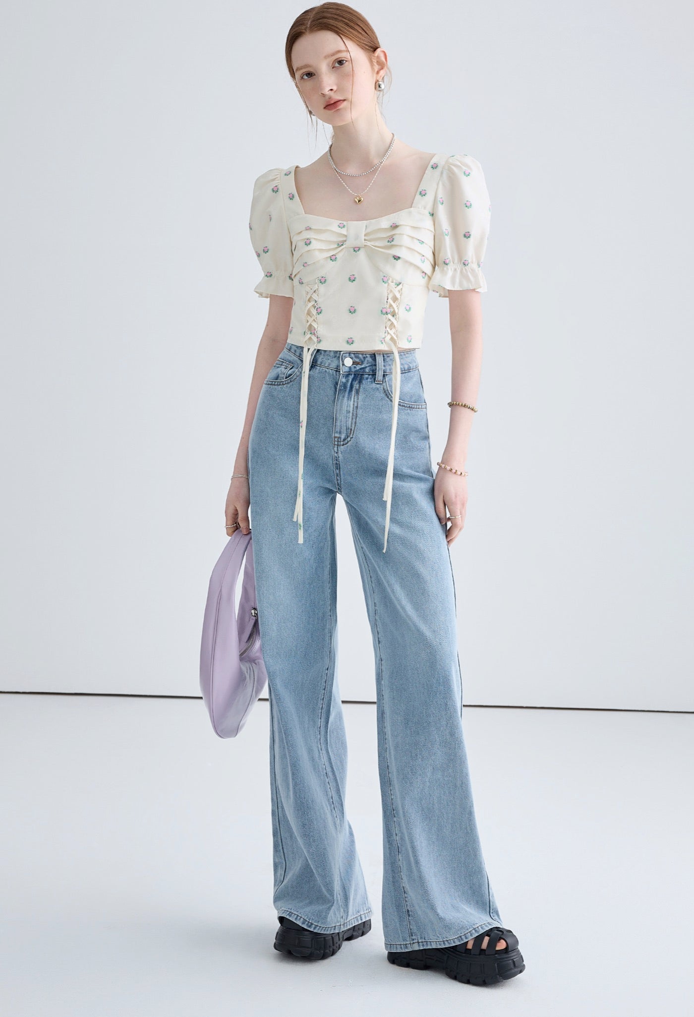 embossed,flower,tops,simple,cute,white,cool,modern,sexy,