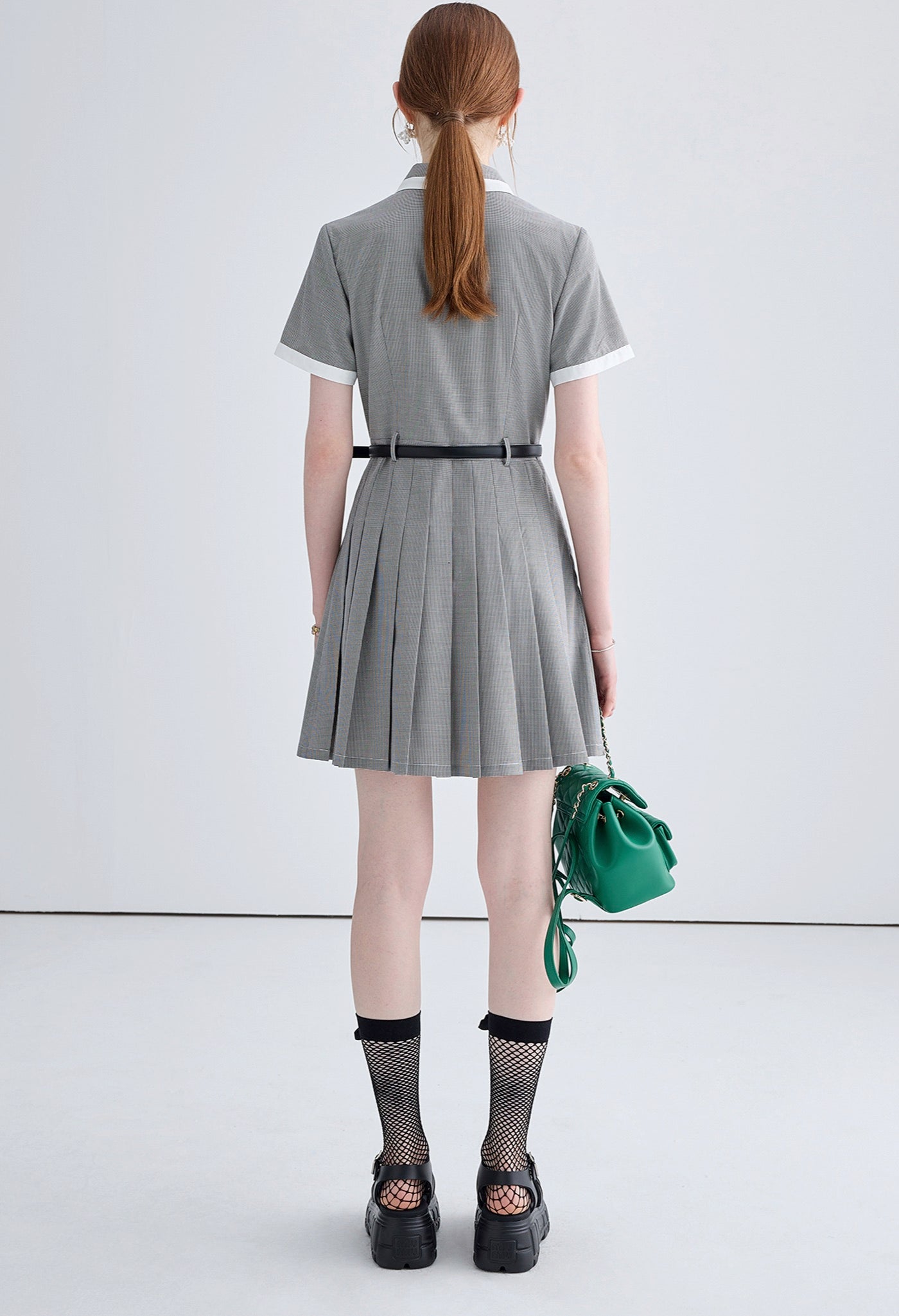 classic,piping,onepiece,grey,simple,cute,cool,sexy