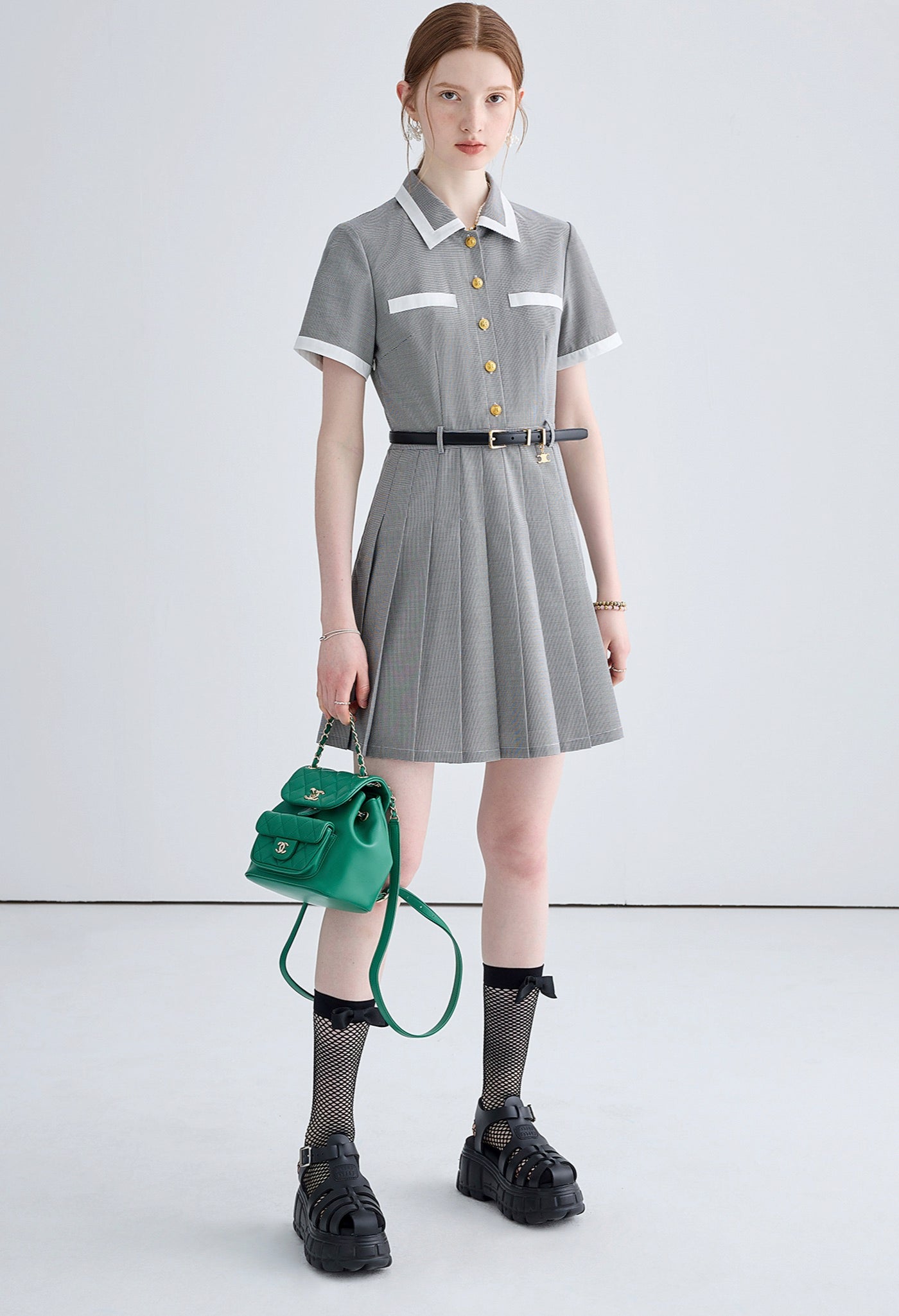 classic,piping,onepiece,grey,simple,cute,cool,sexy