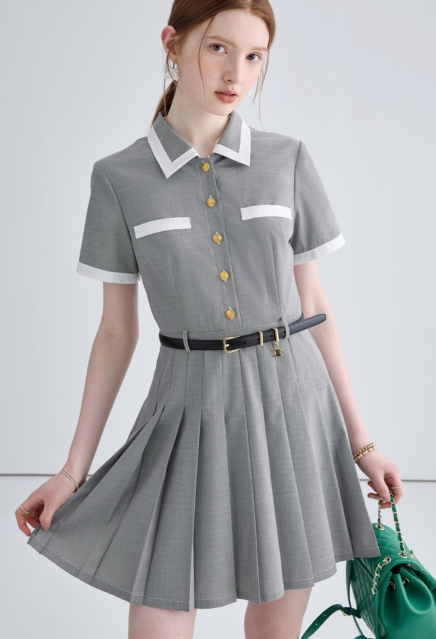 classic,piping,onepiece,grey,simple,cute,cool,sexy