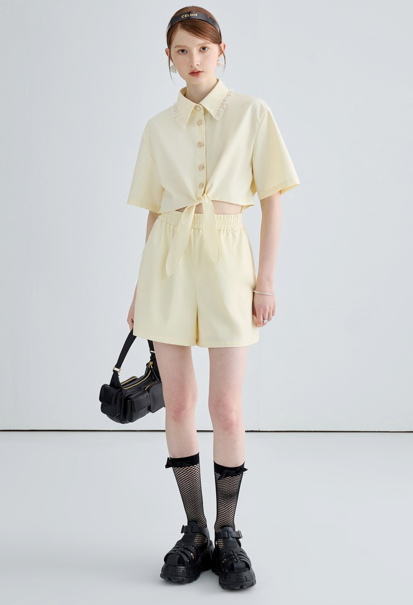 twopiece,jump,suits,yellow,cool,simple,cute,sexy,modern
