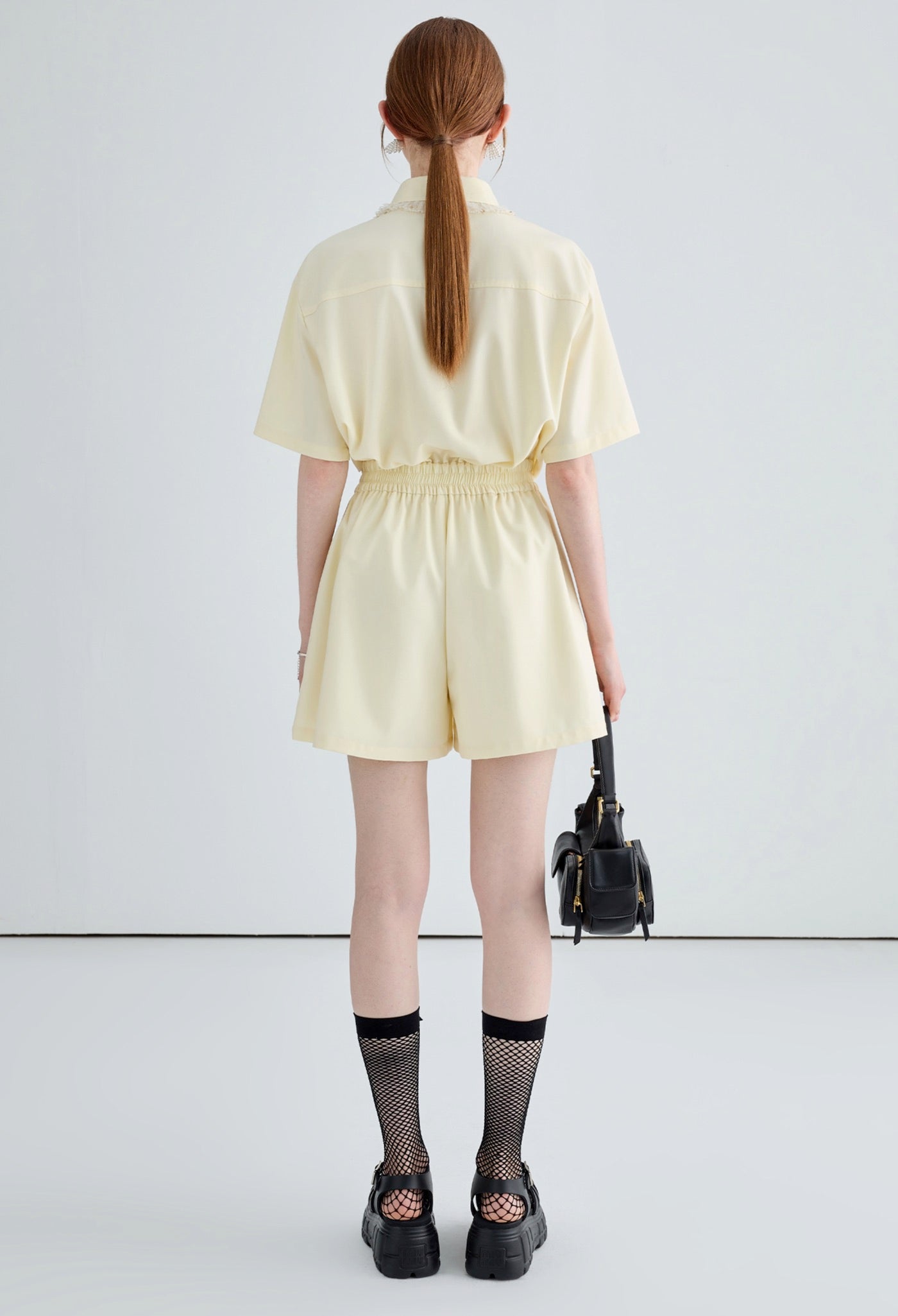 twopiece,jump,suits,yellow,cool,simple,cute,sexy,modern