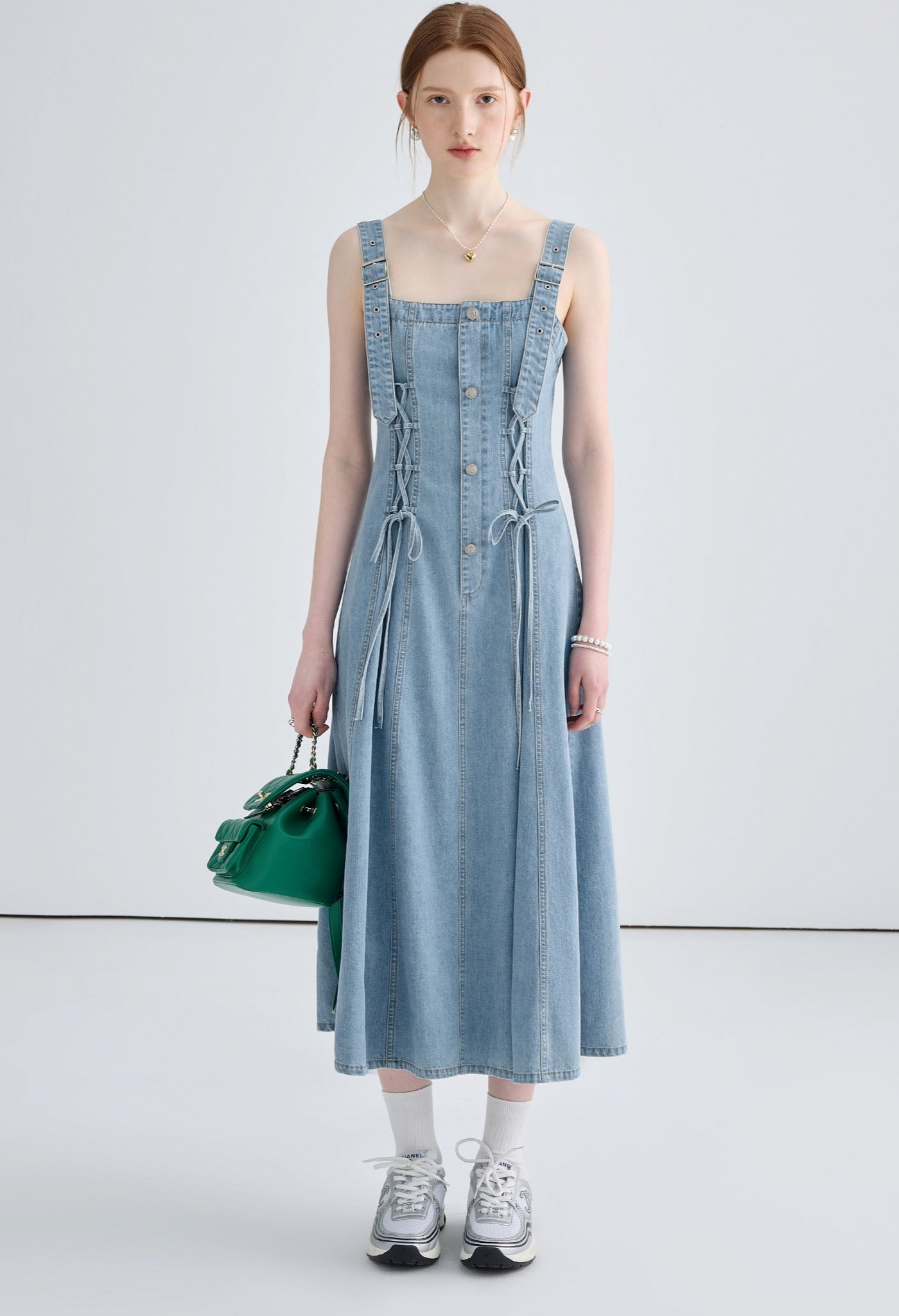 denim,strap,dress,blue,simple,cute,cool,sexy,modern