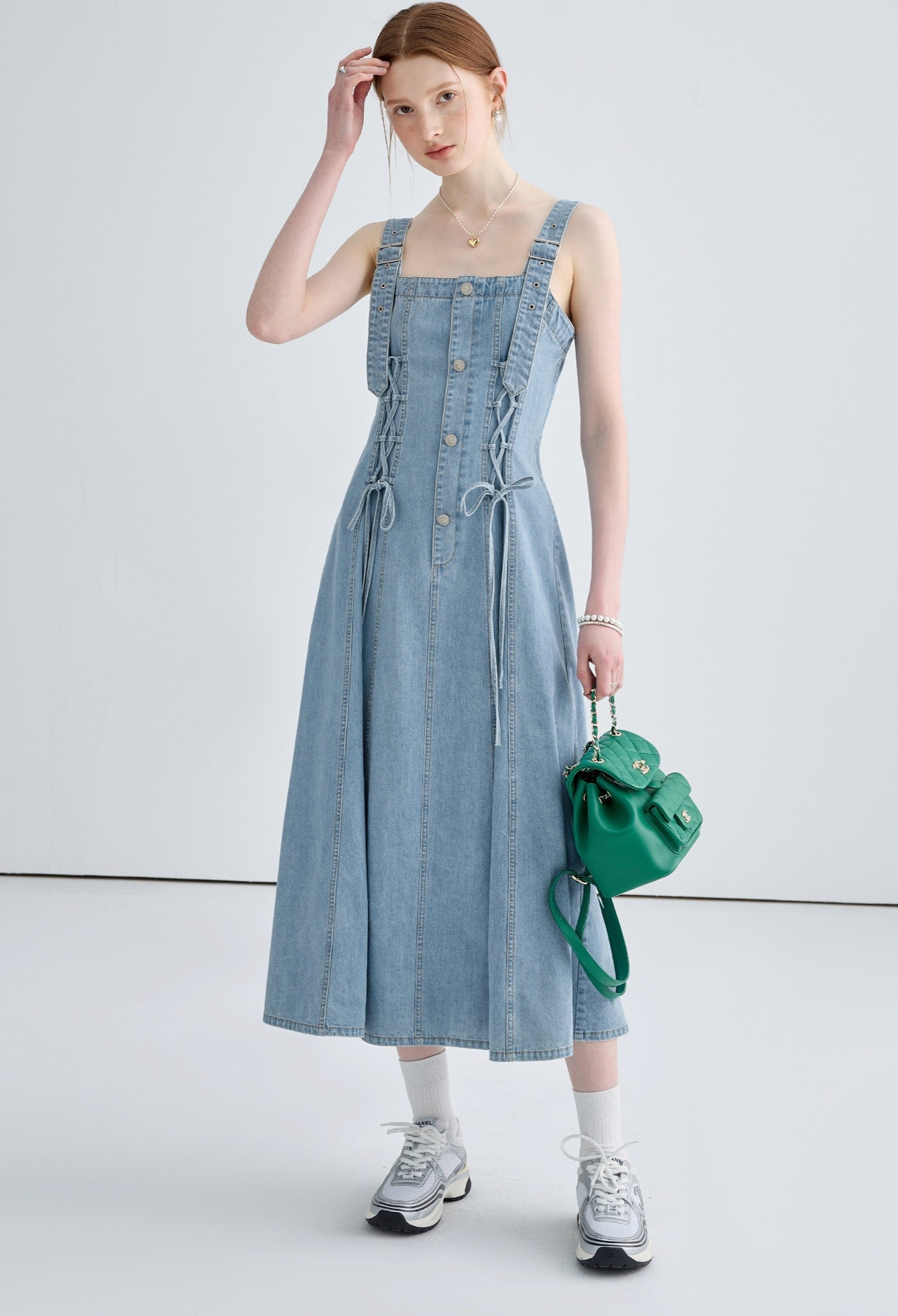 denim,strap,dress,blue,simple,cute,cool,sexy,modern