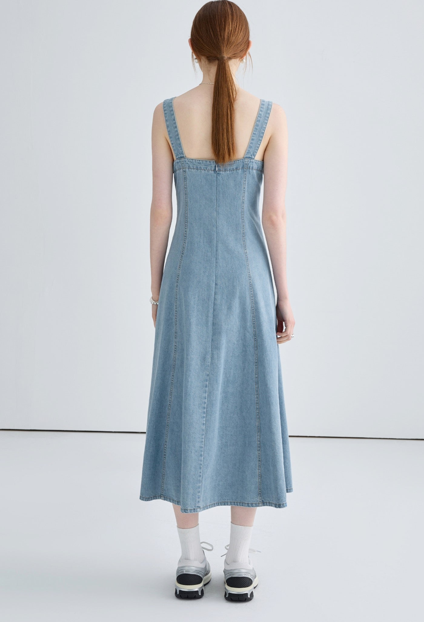 denim,strap,dress,blue,simple,cute,cool,sexy,modern