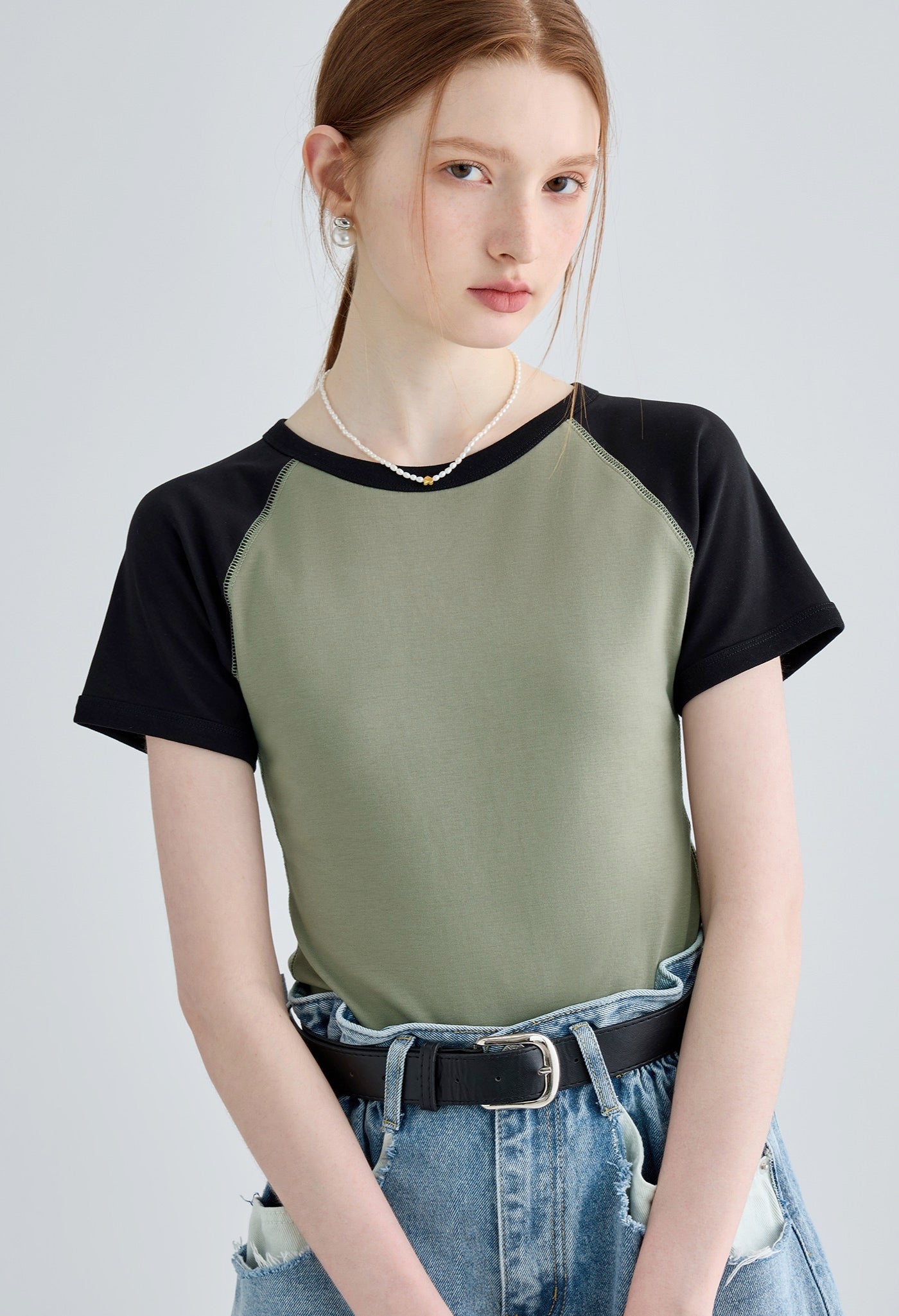 raglan,tshirts,white,green,simple,cute,cool,sexy,modern