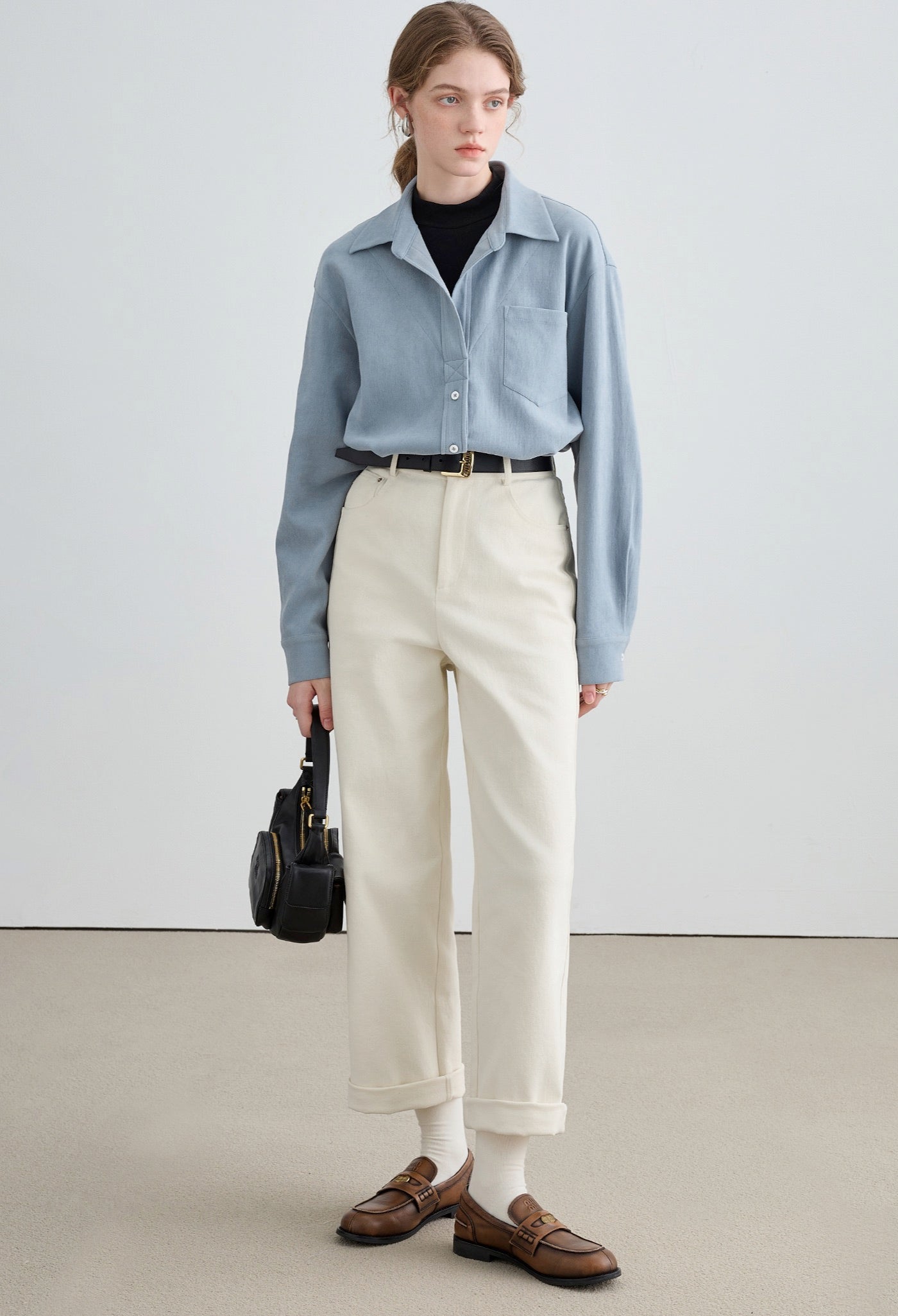buttoned,shirts,blue,white,simple,cute,cool,sexy,modern