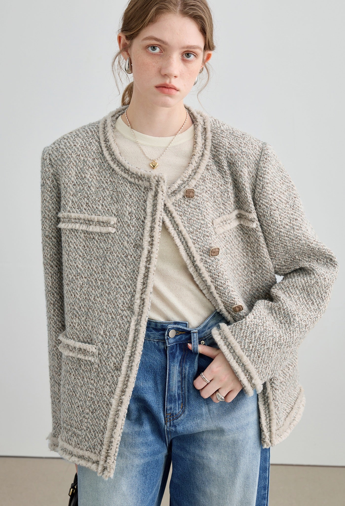 classic,piping,jacket,grey,simple,cool,cute,sexy,modern