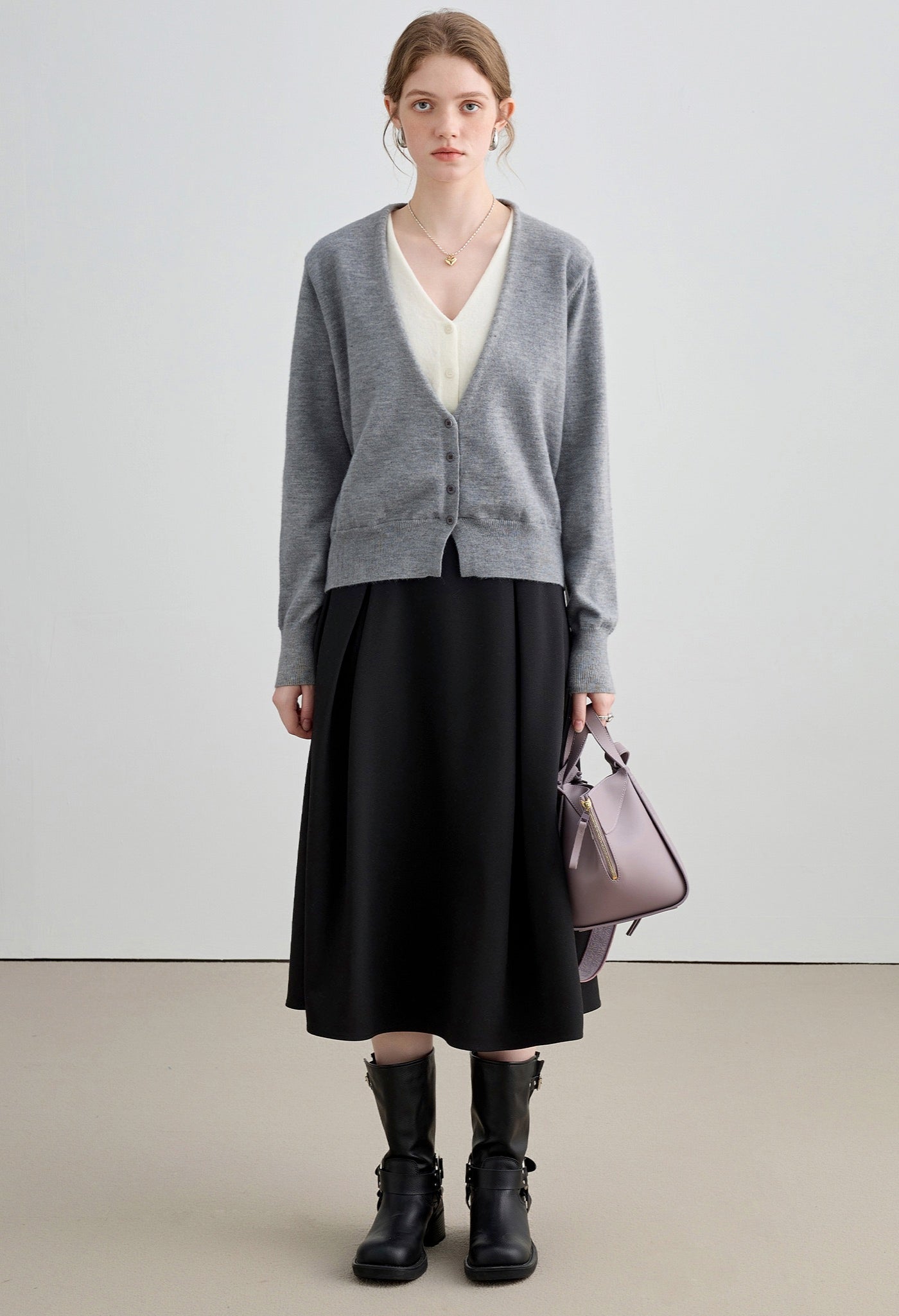 layered,cardigan,grey,white,cool,cute,sexy,monern