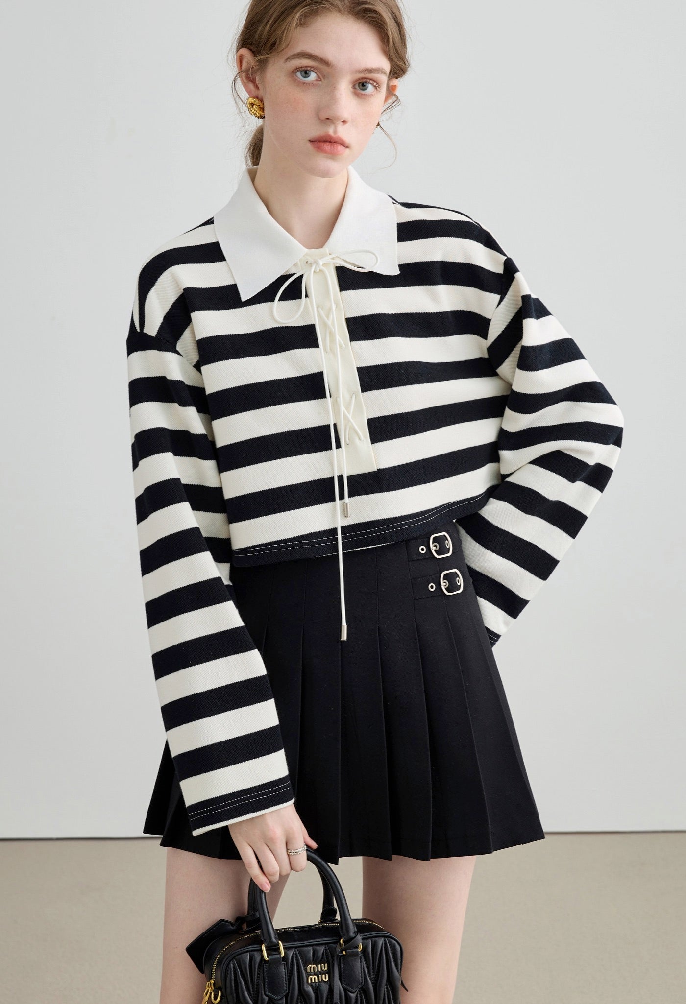 striped,ribbon,polo,shirts,simple,cute,cool,sexy,modern,mode,