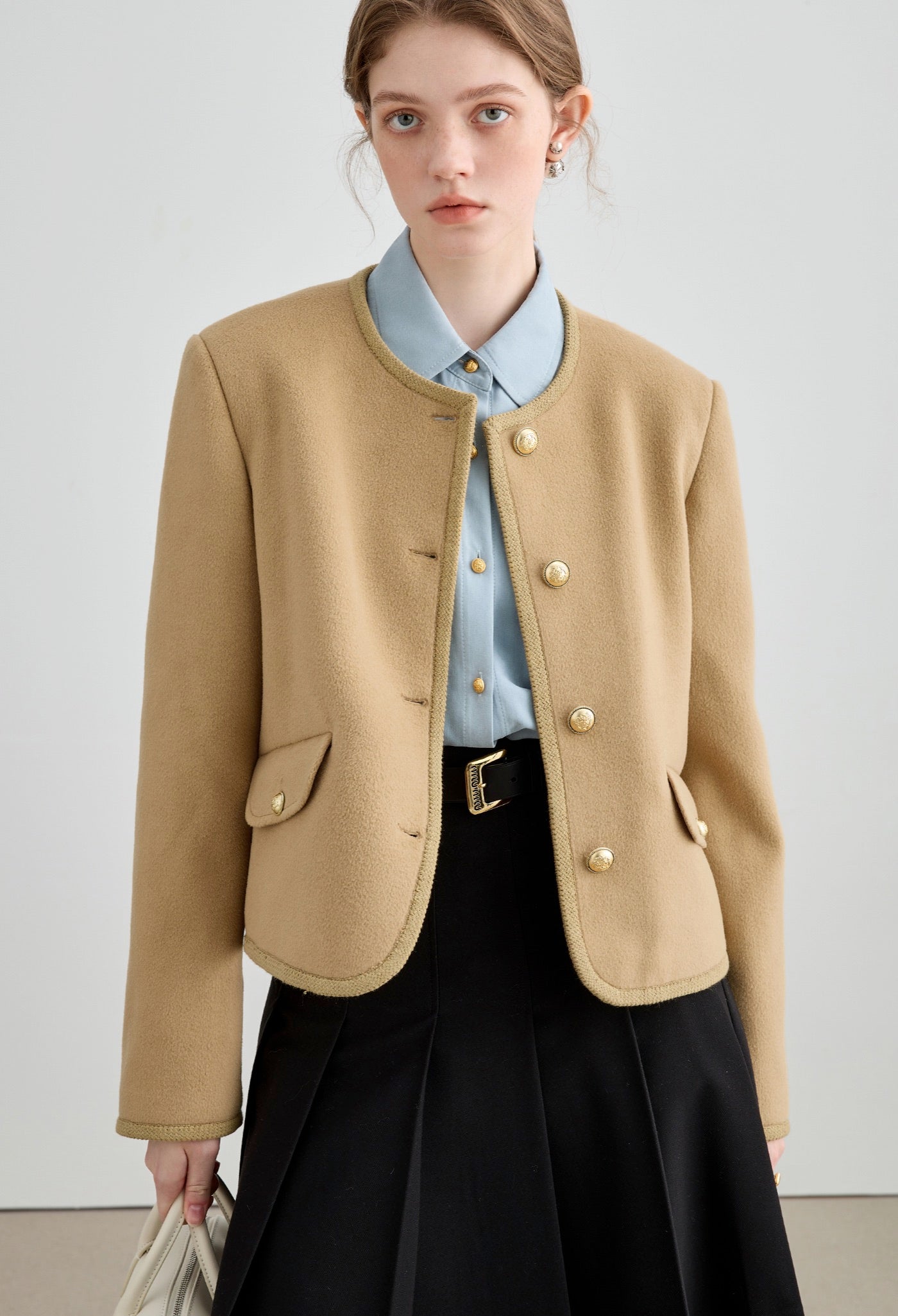 retro,wool,jacket,beige,simple,cute,cool,sexy,modern,mode