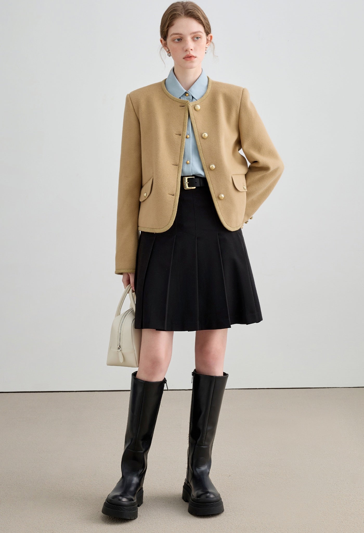 retro,wool,jacket,beige,simple,cute,cool,sexy,modern,mode