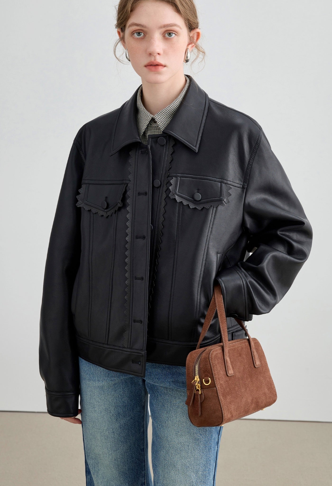lace,leather,jacket,black,cool,simple,sexy,cute,modern