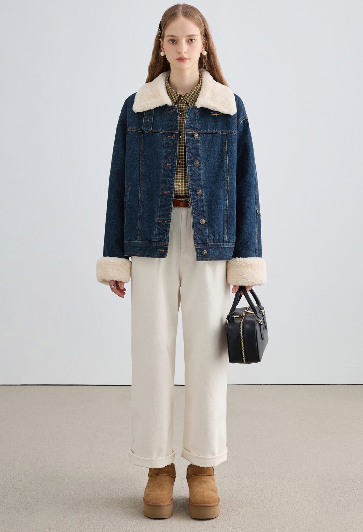 plush,denim,jacket,blue,simple,cute,cool,sexy,mode,modern