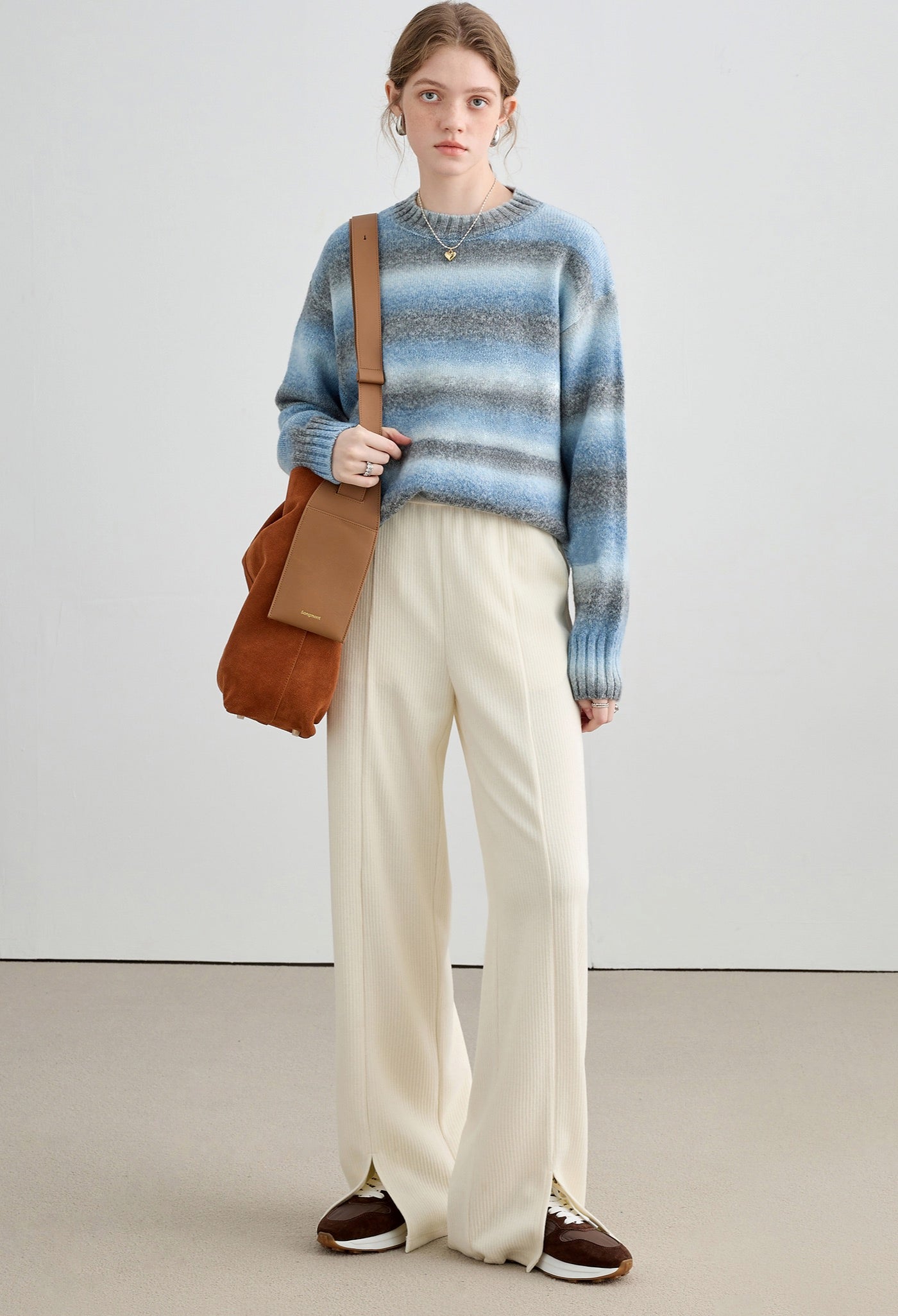 striped,sweater,blue,simple,cute,cool,sexy,mode,modern,