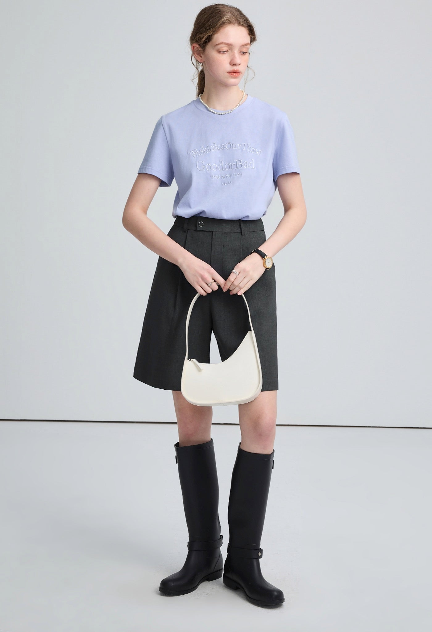 bermuda,mid,pants,black,grey,simple,cute,cool,sexy,mode,modern