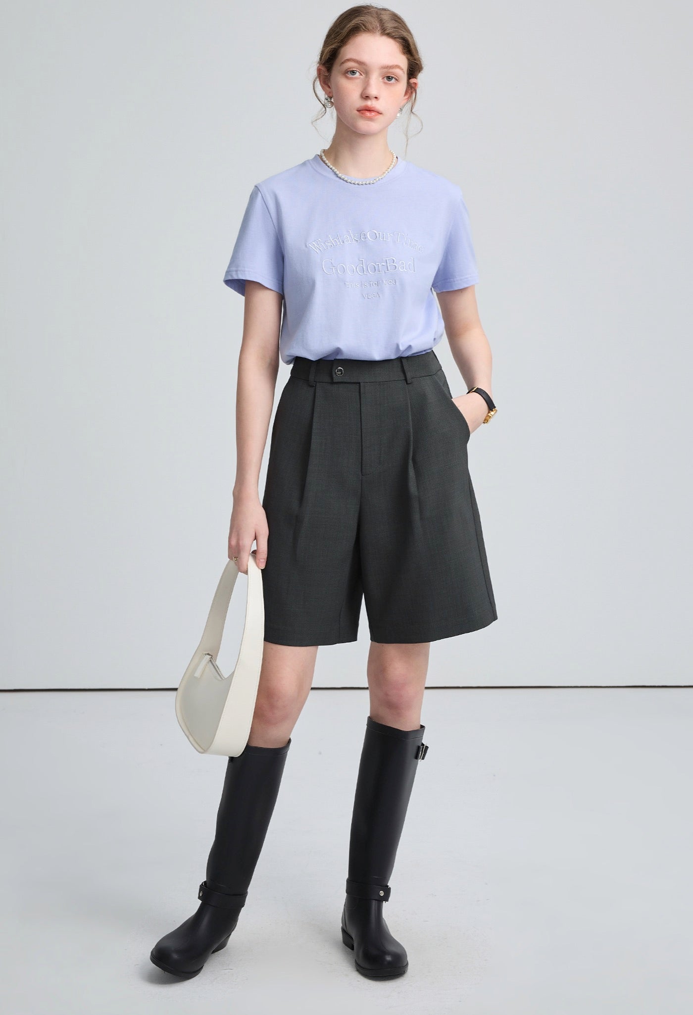 bermuda,mid,pants,black,grey,simple,cute,cool,sexy,mode,modern
