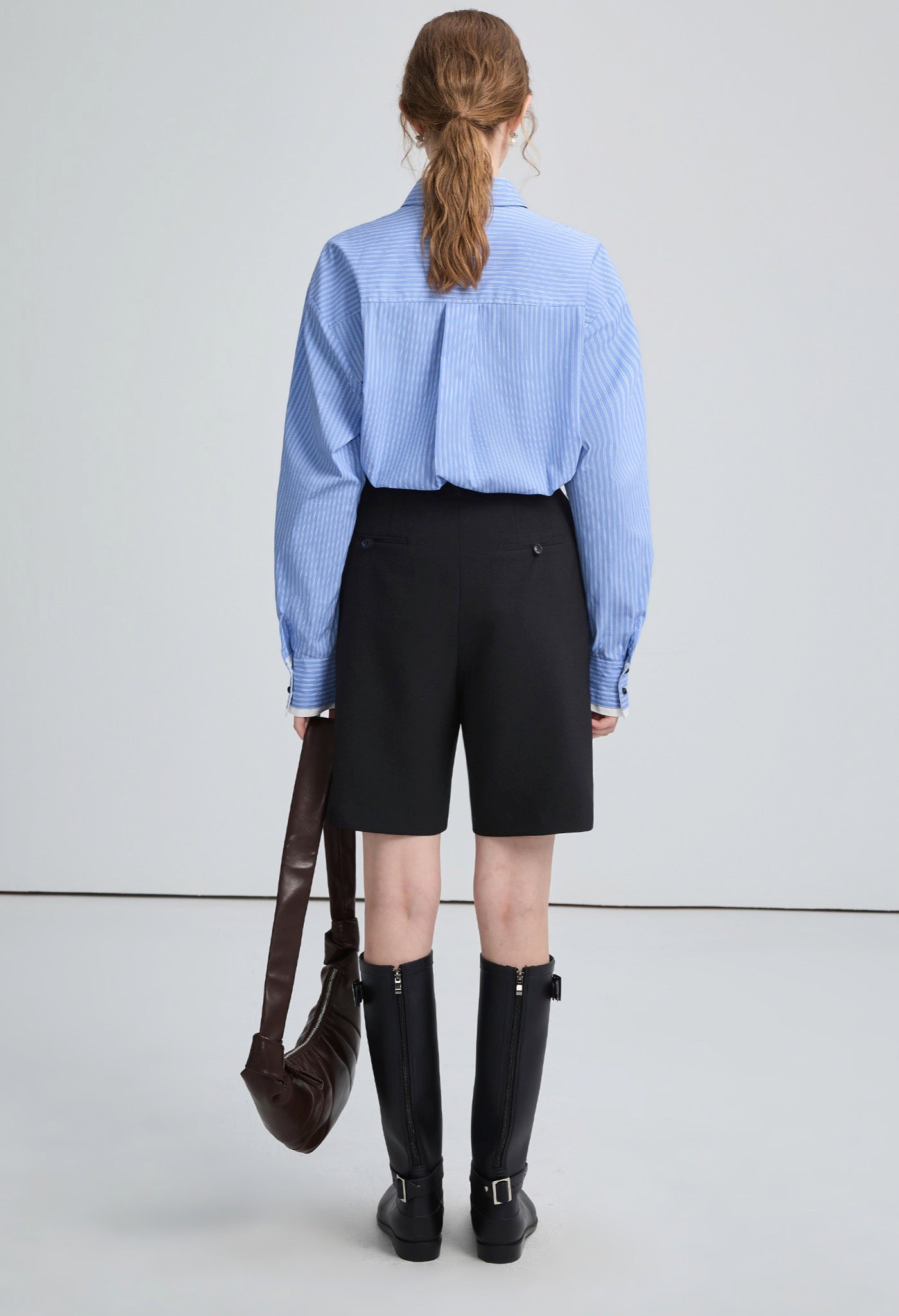 bermuda,mid,pants,black,grey,simple,cute,cool,sexy,mode,modern
