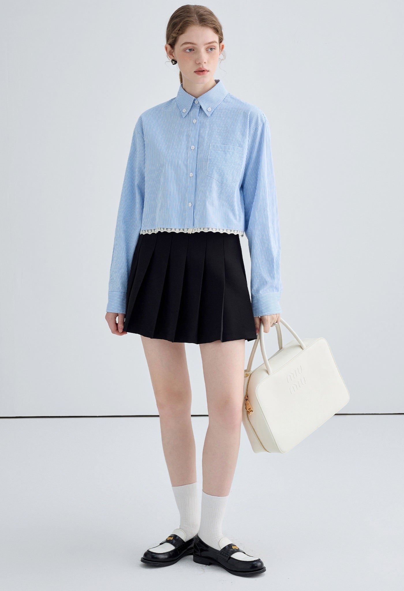 short,lace,striped,shirts,blue,cute,cool,sexy,modern,mode