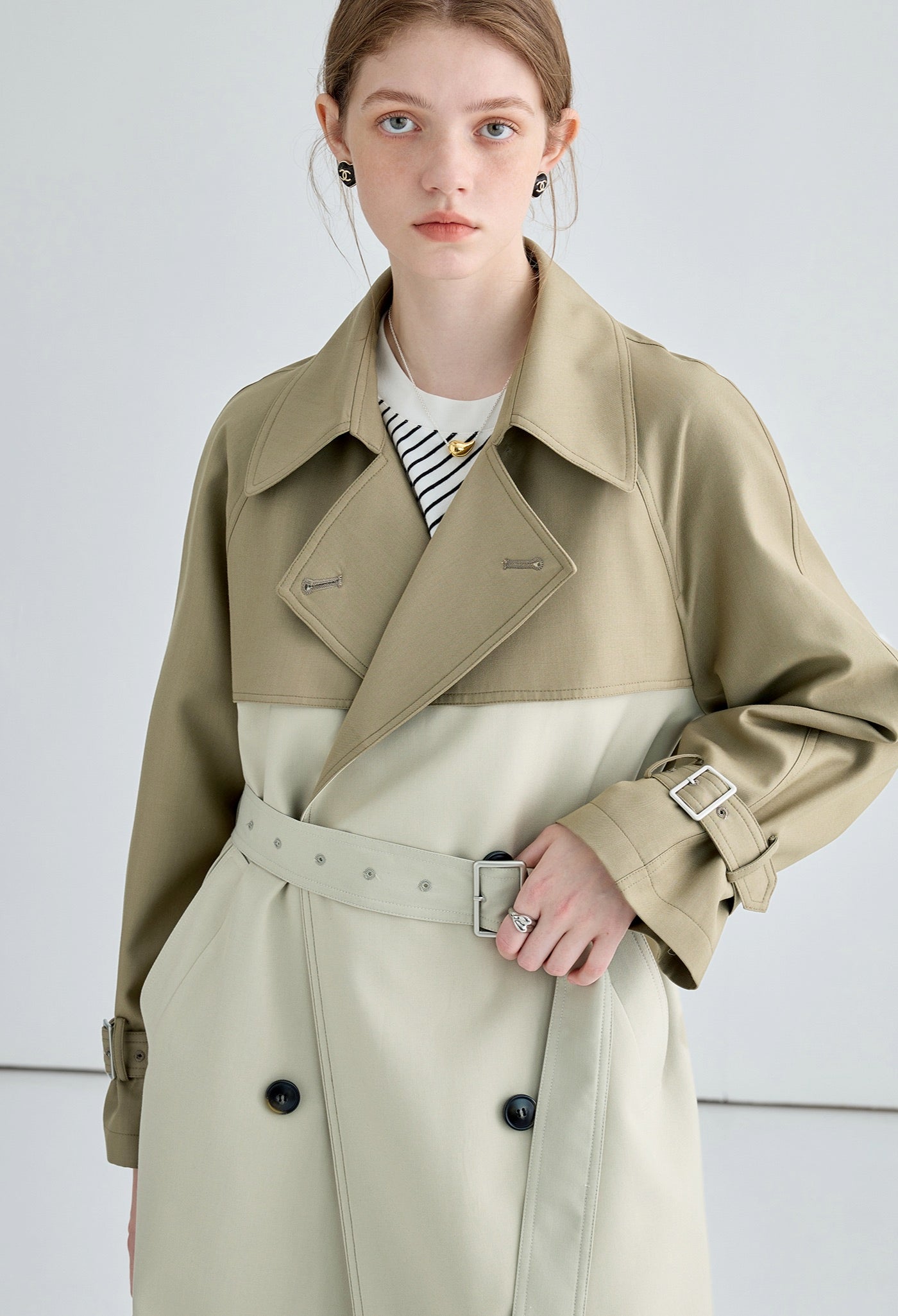 color,block,trench,coat,beige,white,simple,cute,cool,sexy,mode,modern