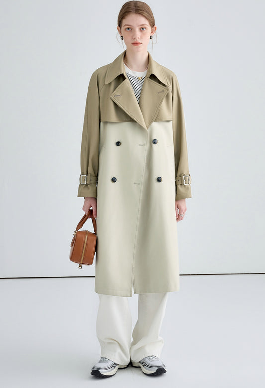 color,block,trench,coat,beige,white,simple,cute,cool,sexy,mode,modern