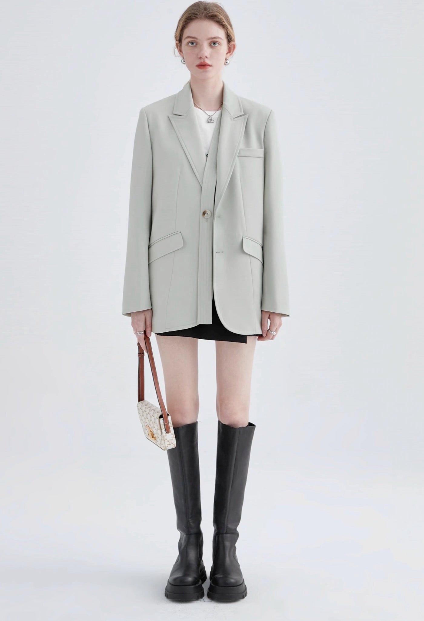 lightgray,french,suit,jacket,simple,cool,cute,mode,sexy,modern