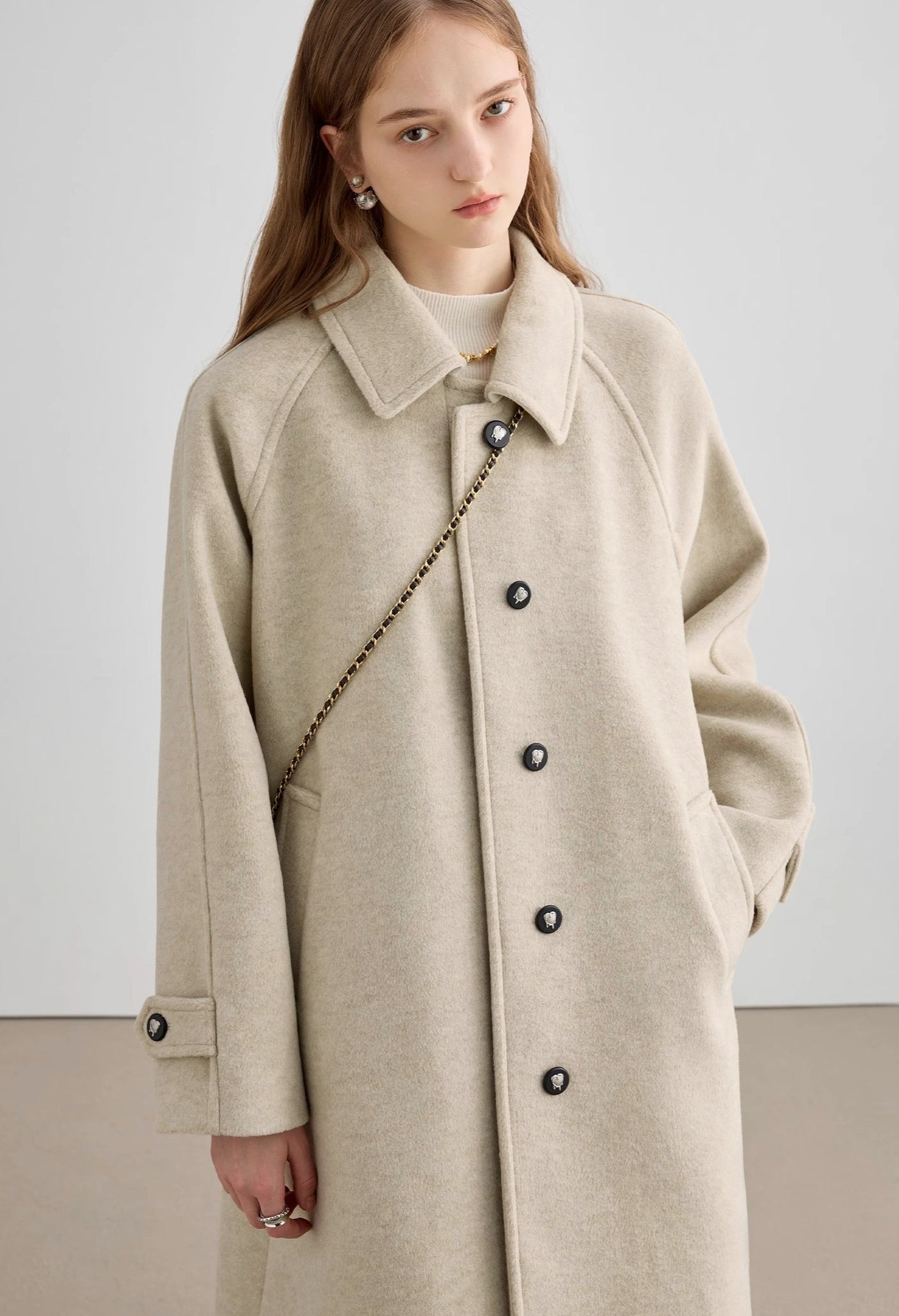 black,white,coat,long,loose,loosefit,simple,cute,cool,sexy,mode,modern