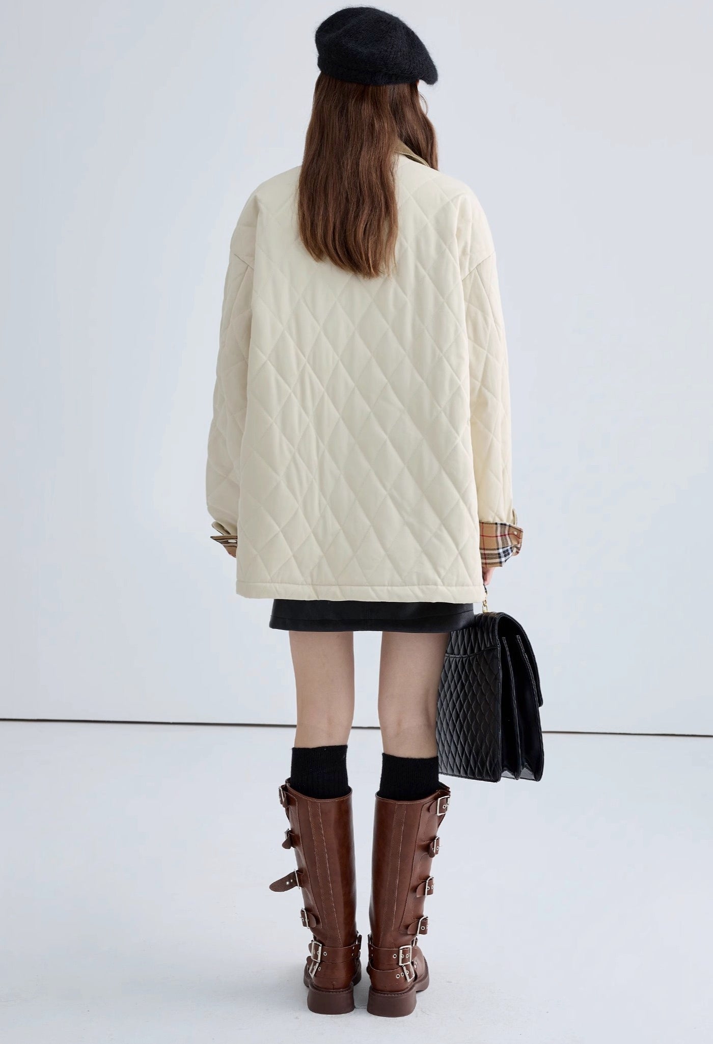 white,coat,PaneledSleeves,cotton,jacket,squarecollar,simple,cute,cool,sexy,mode,modern