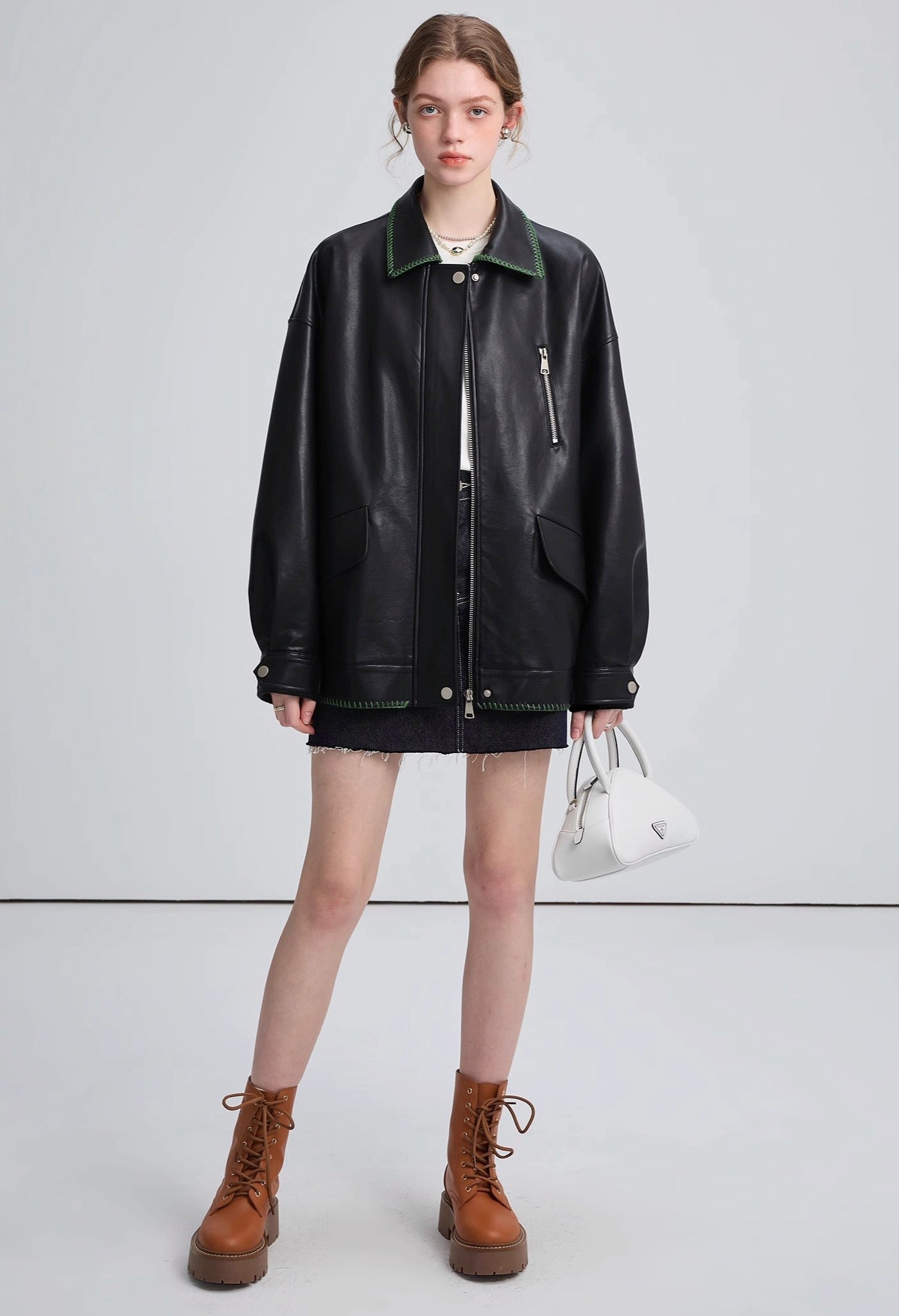 pu,leather,jacket,hong-kong,style,short,coat,simple,cool,cute,mode,sexy,modern
