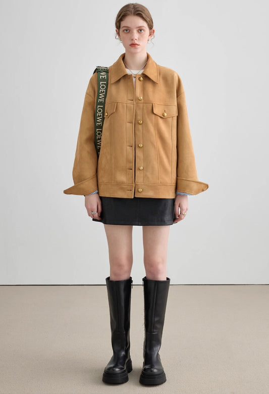 brown,vintage,slim,suede,jacket,simple,cool,cute,mode,sexy,modern