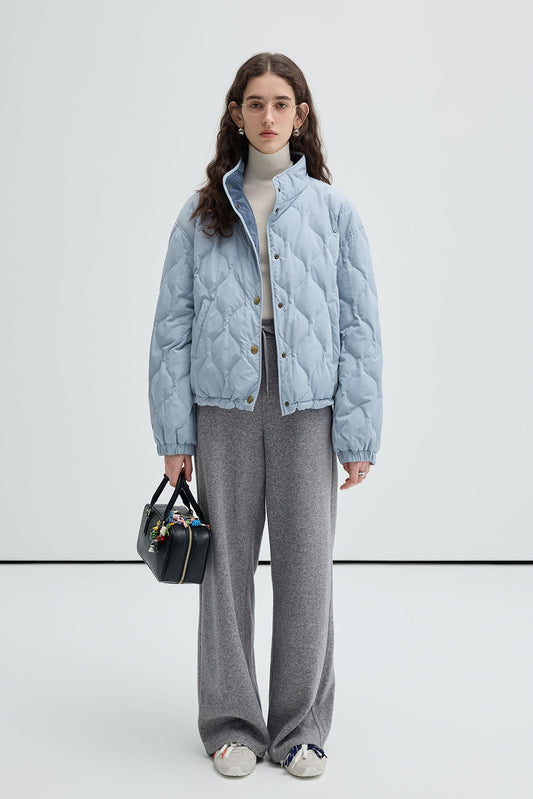 blue,white,twocollor,dawnjacket,coat,simple,cool,cute,mode,sexy,modern