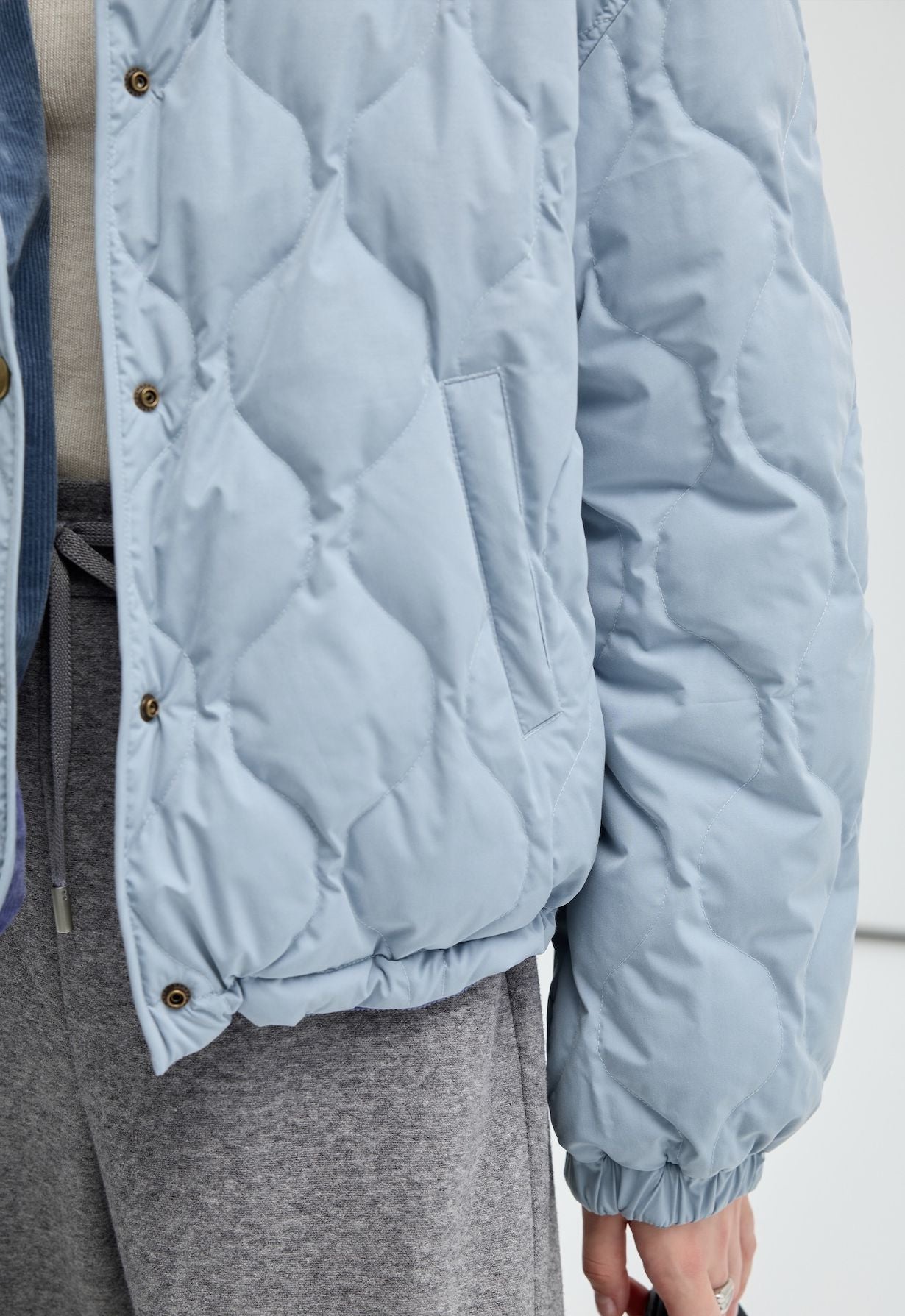blue,white,twocollor,dawnjacket,coat,simple,cool,cute,mode,sexy,modern