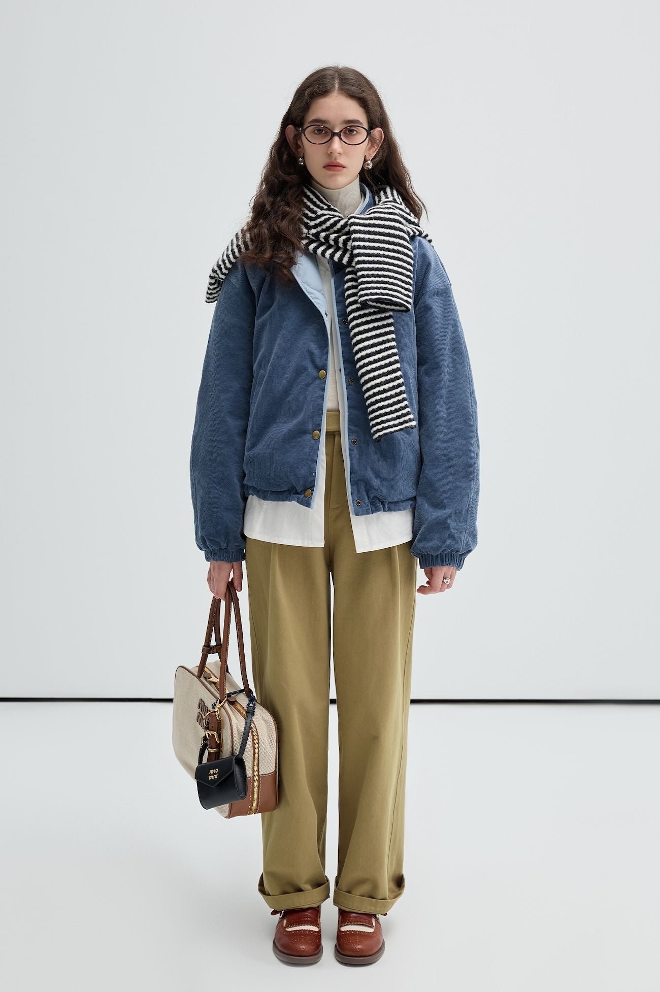 blue,white,twocollor,dawnjacket,coat,simple,cool,cute,mode,sexy,modern