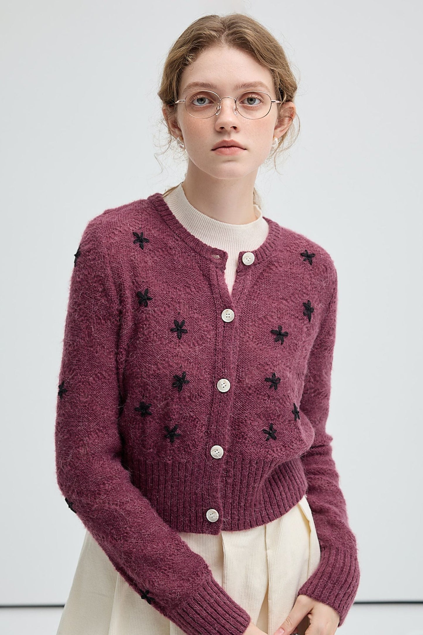 white,purple,knitted,mohair,sweater,simple,cool,cute,mode,sexy,modern