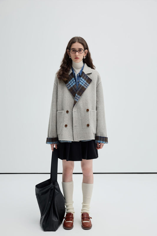gray,doublefaced,wool,coat,simple,cool,cute,mode,sexy,modern