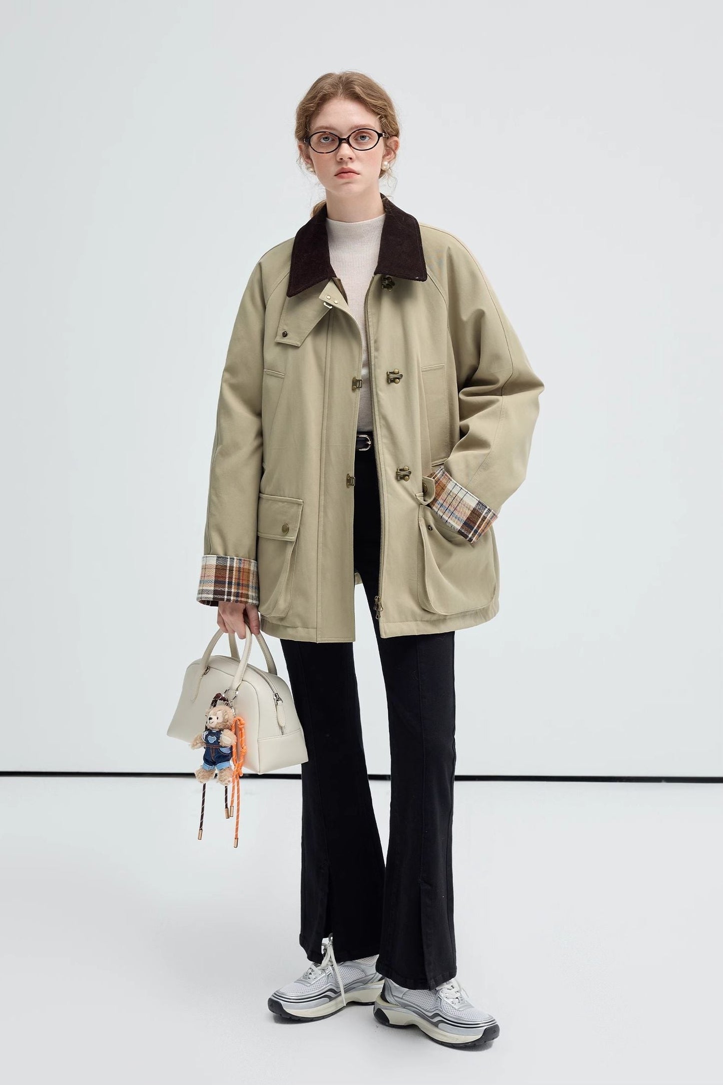 cargo,puffer,jacket,with,contrast,lapels,green,simple,cool,cute,mode,sexy,modern