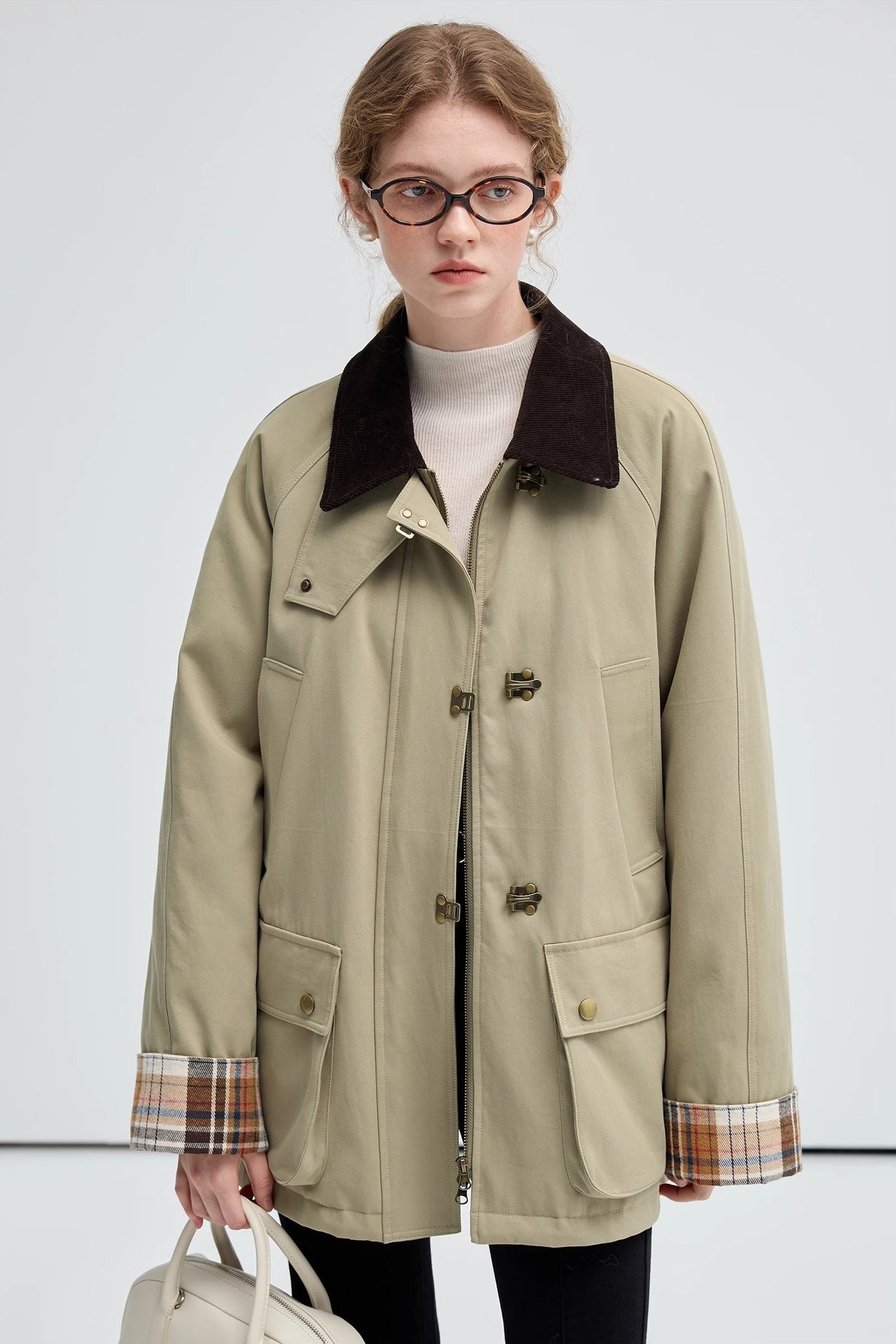 cargo,puffer,jacket,with,contrast,lapels,green,simple,cool,cute,mode,sexy,modern