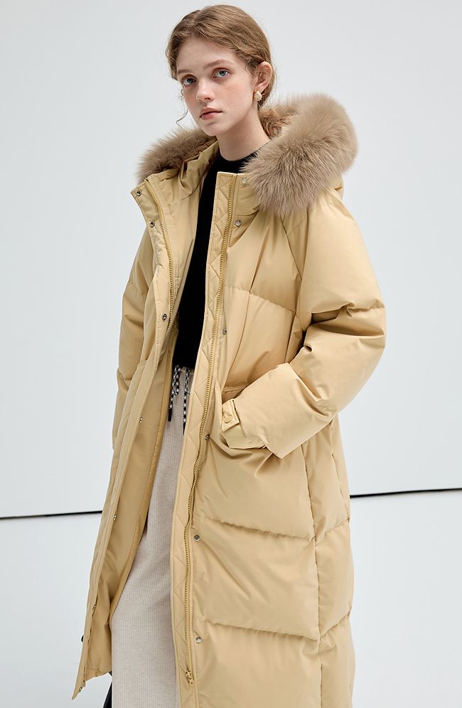 yellow,purple,fox,far,collar,down,jacket,simple,cool,cute,mode,sexy,modern