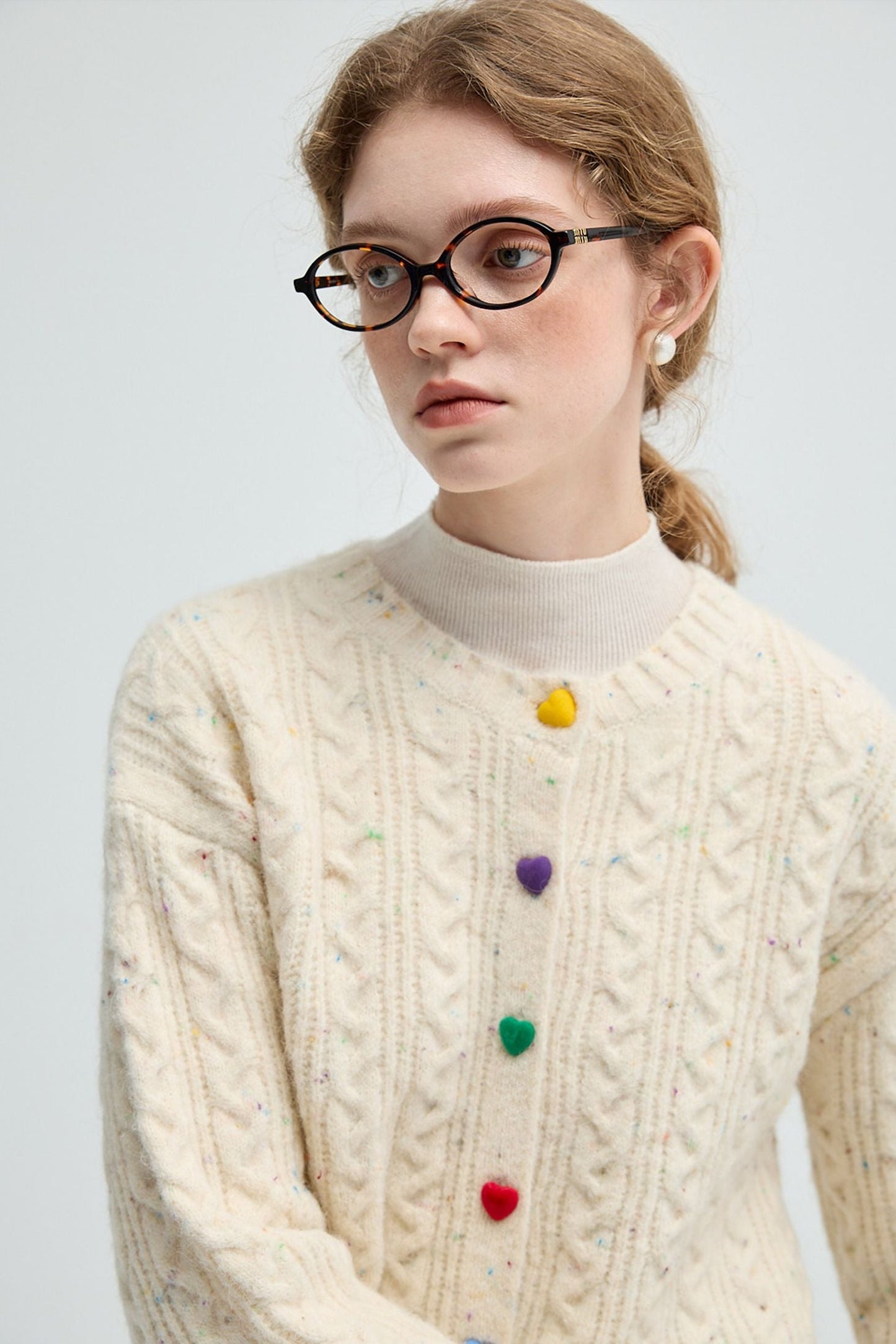 gray,red,white,dotted,yarn,knitted,cardigan,purple,fox,far,collar,down,jacket,simple,cool,cute,mode,sexy,modern