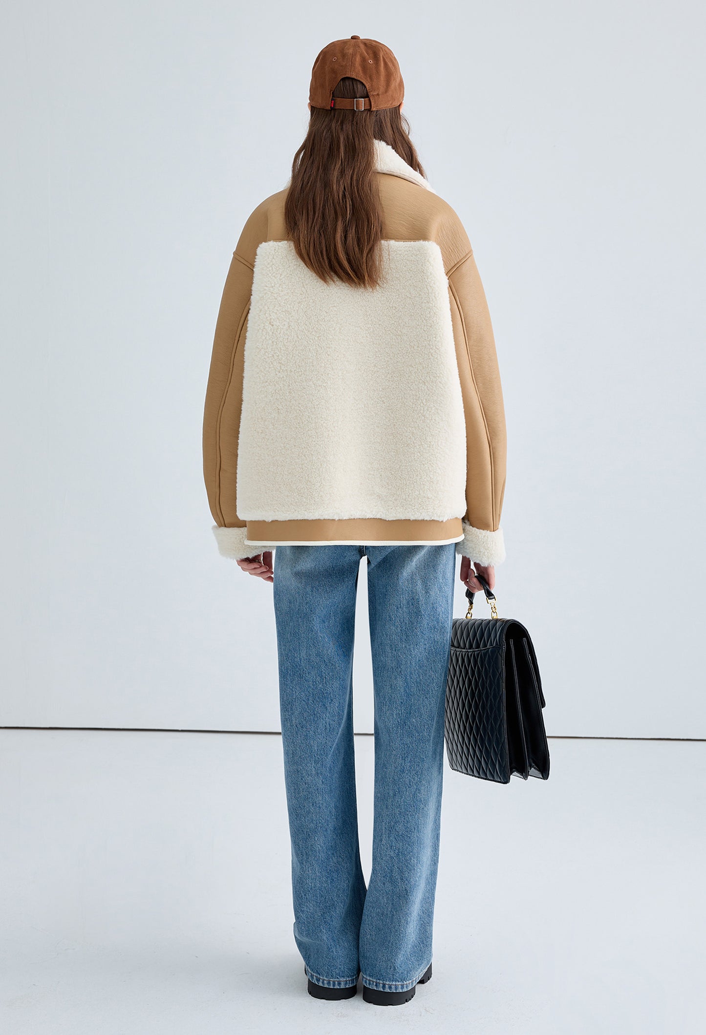 fur,blouson,camel,cool,simple,mode,sexy,cute