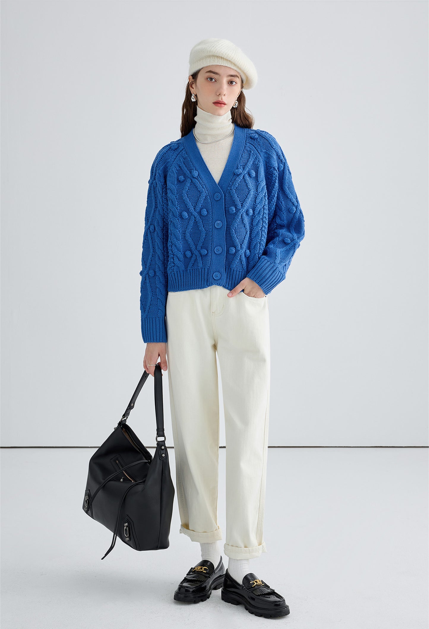vneck,cable,knit,cardigan,blue,simple,cute,cool,sexy,mode