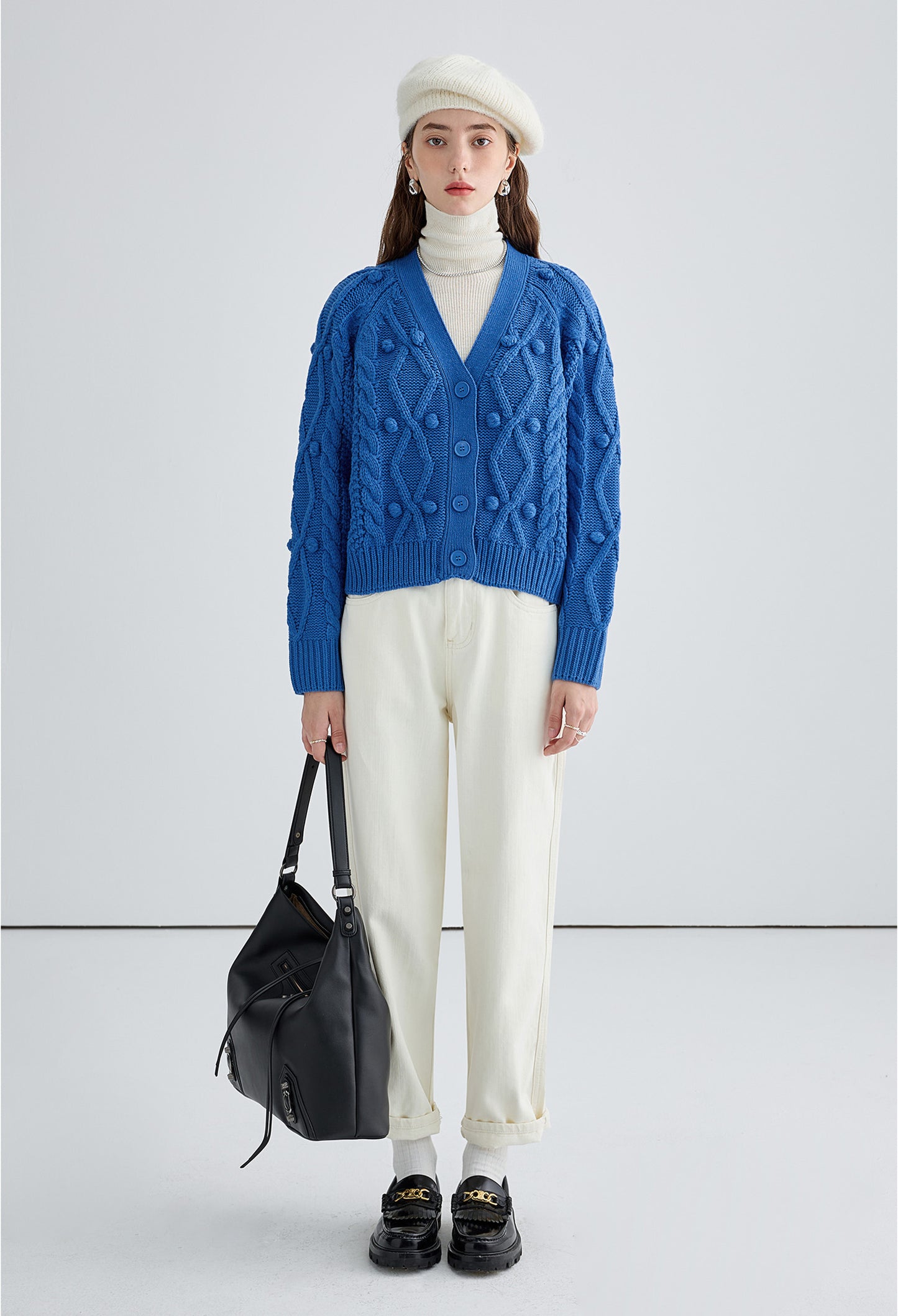 vneck,cable,knit,cardigan,blue,simple,cute,cool,sexy,mode