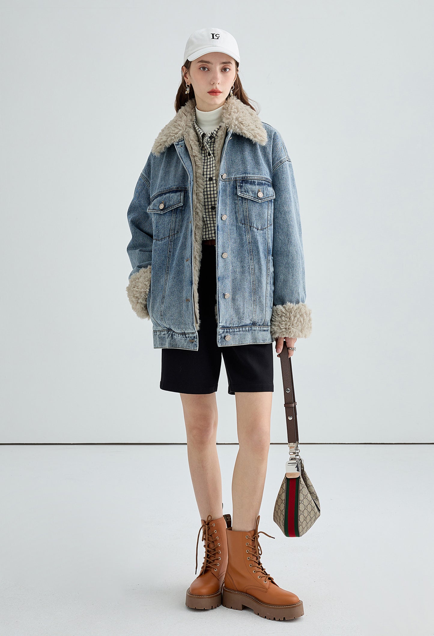 boa-liner-denim-jacket,simple,cool,cute,sexy,mode