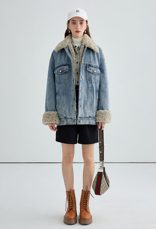 boa-liner-denim-jacket,simple,cool,cute,sexy,mode