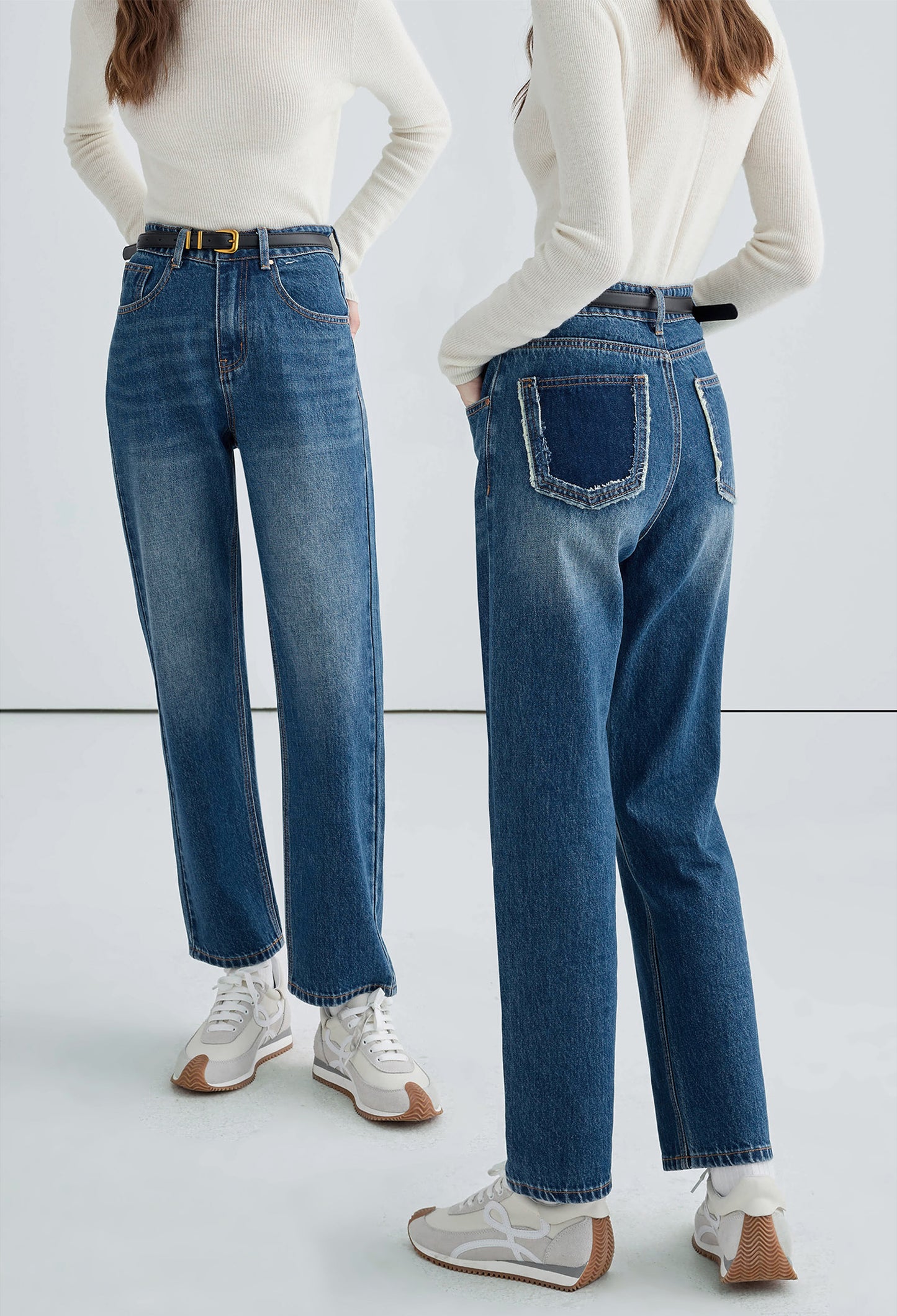 pocket,straight,jeans,blue,simple,cute,cool,sexy,