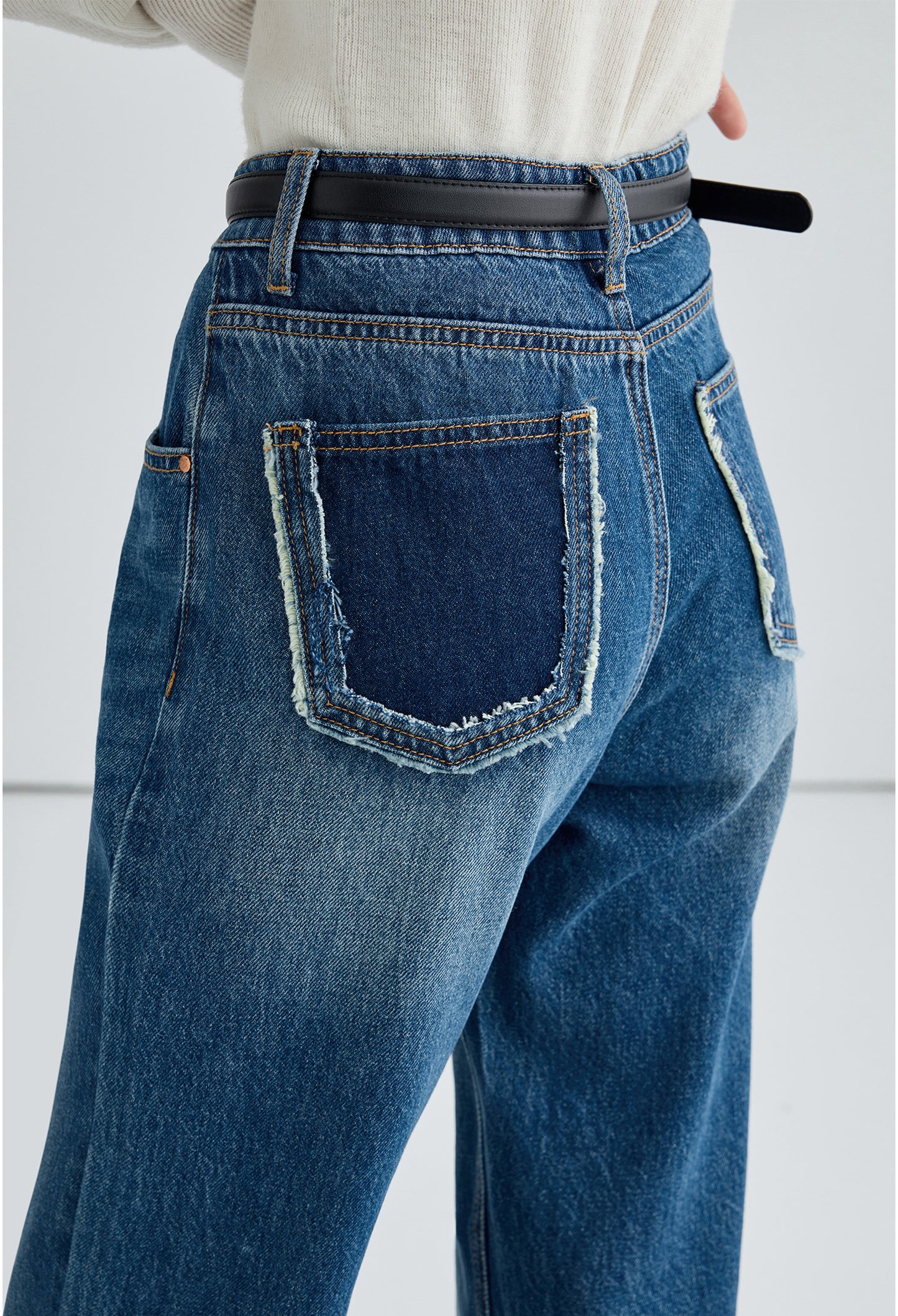 pocket,straight,jeans,blue,simple,cute,cool,sexy,